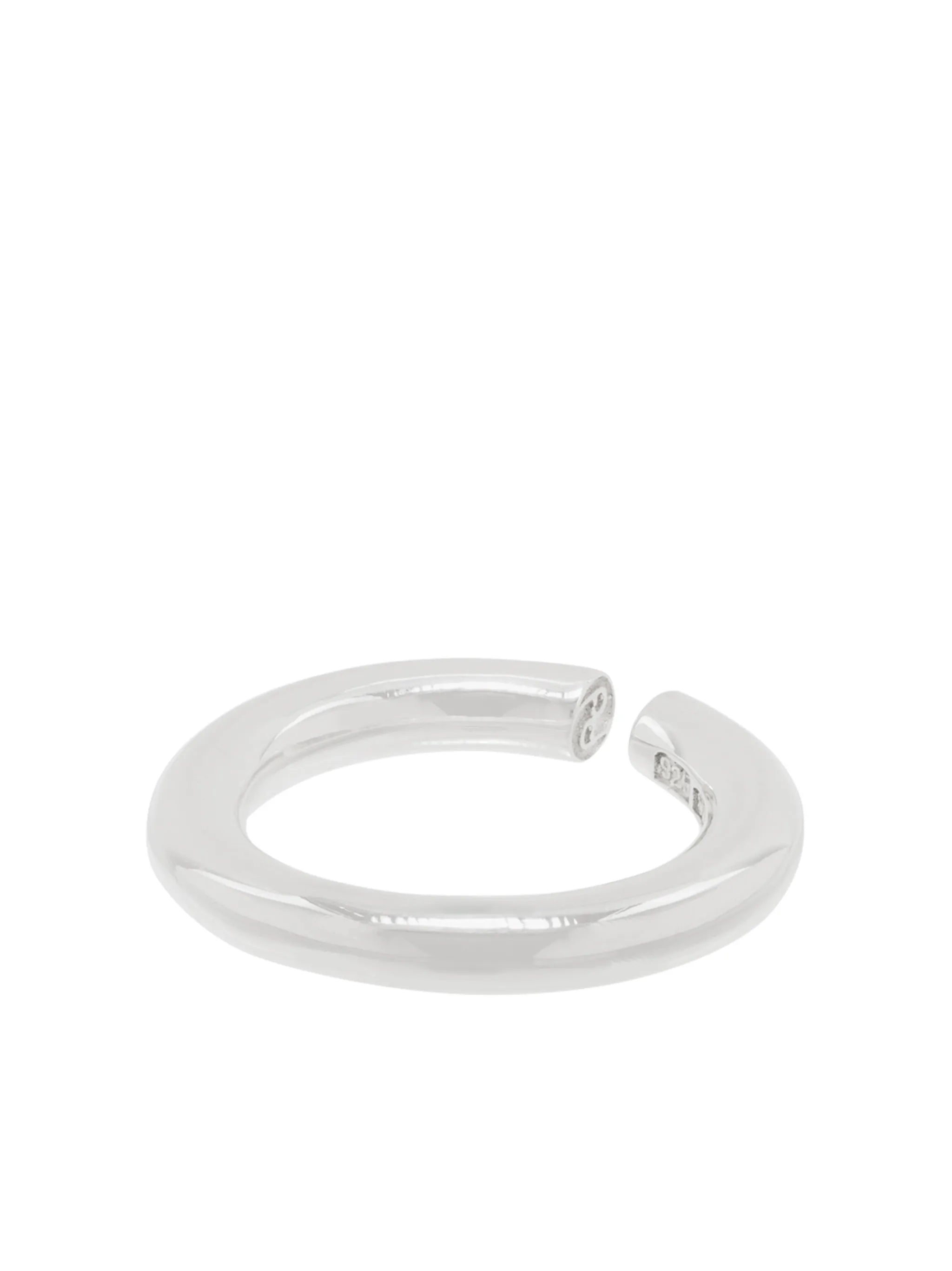 Almost sterling silver ring
