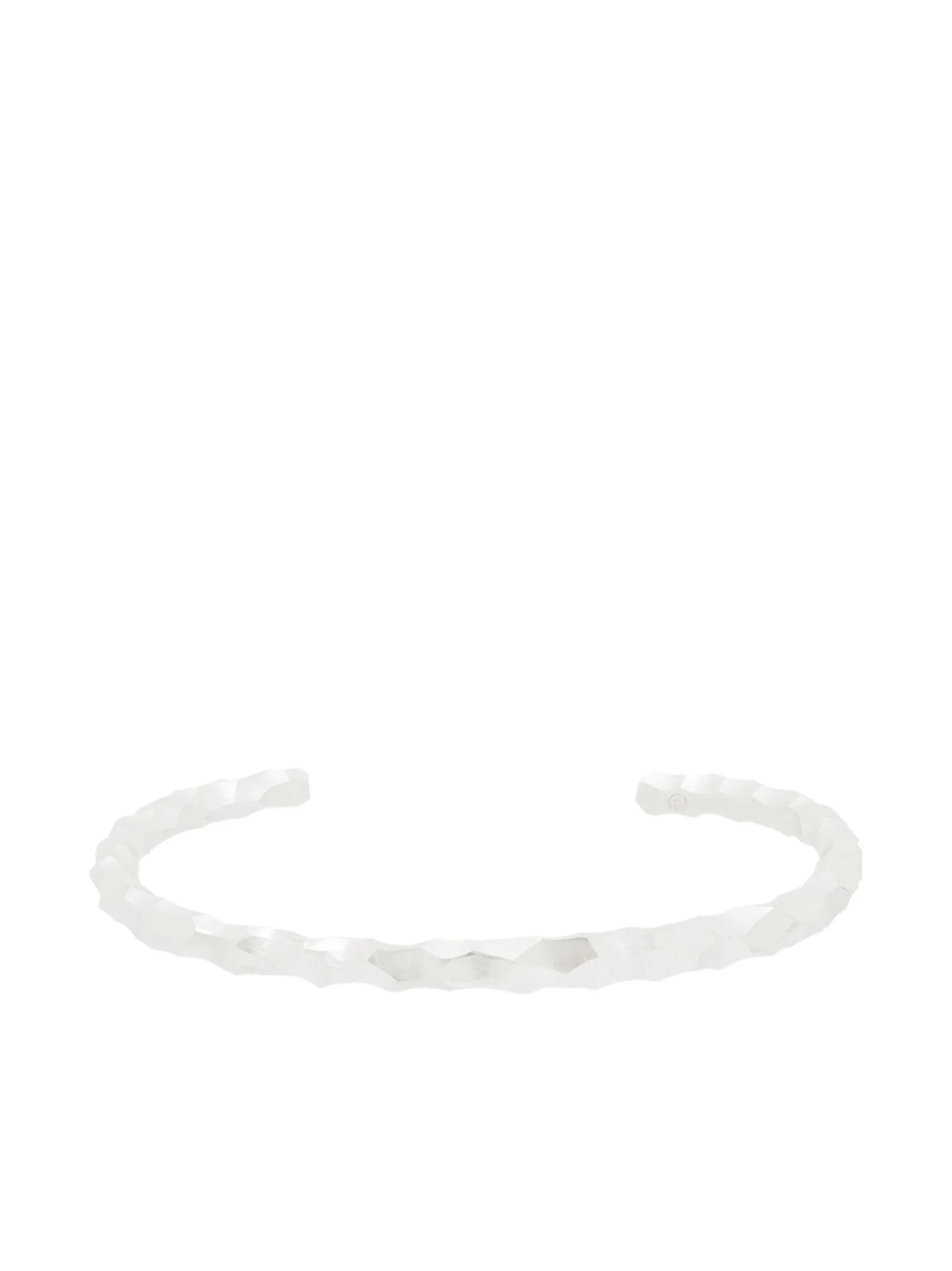 hammered-effect cuff bracelet