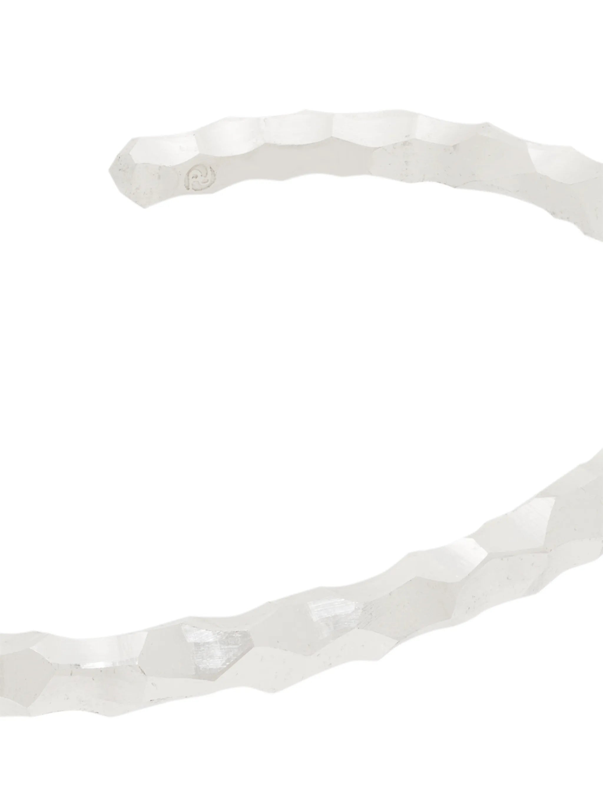 hammered-effect cuff bracelet