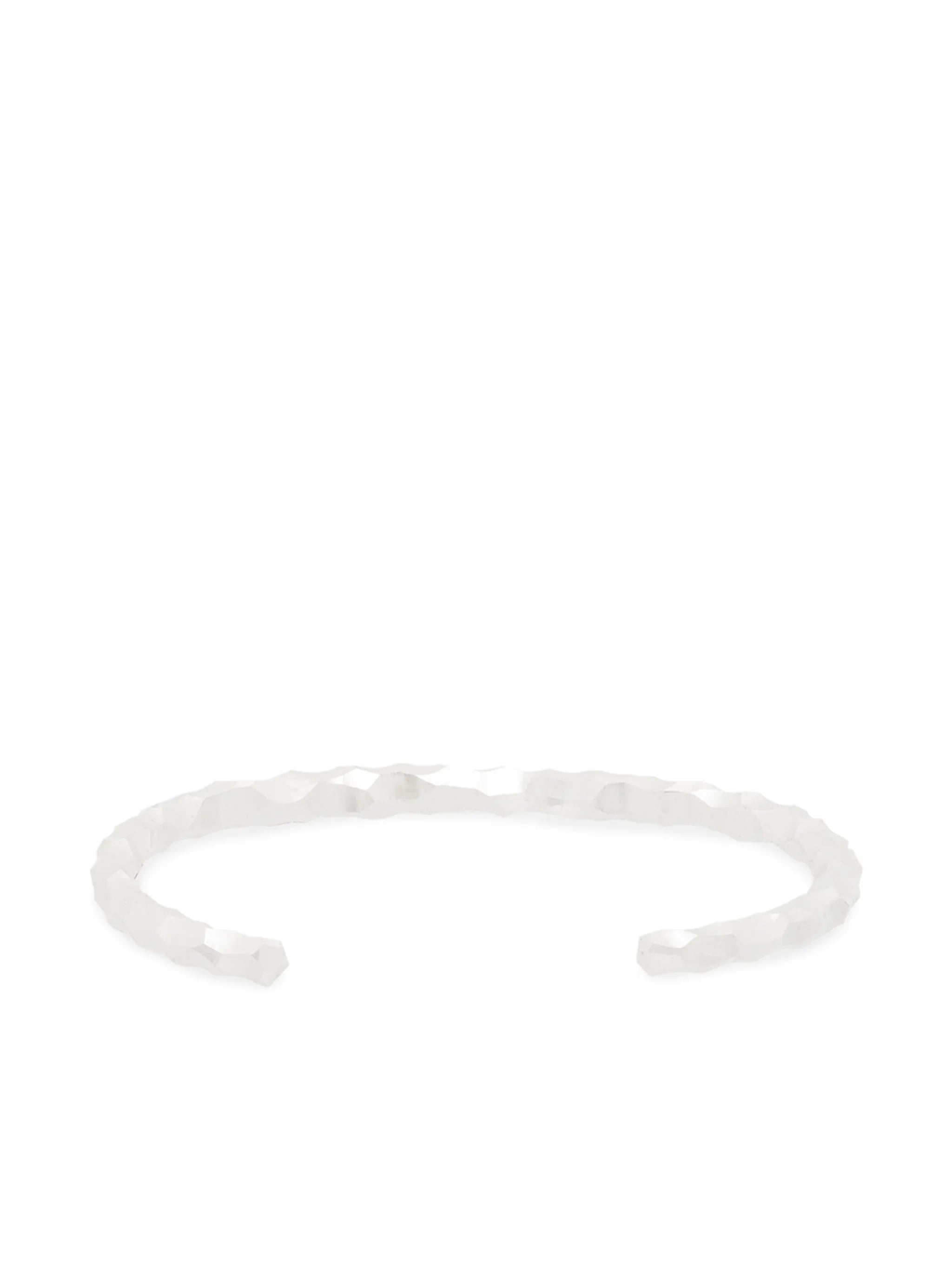 hammered-effect cuff bracelet