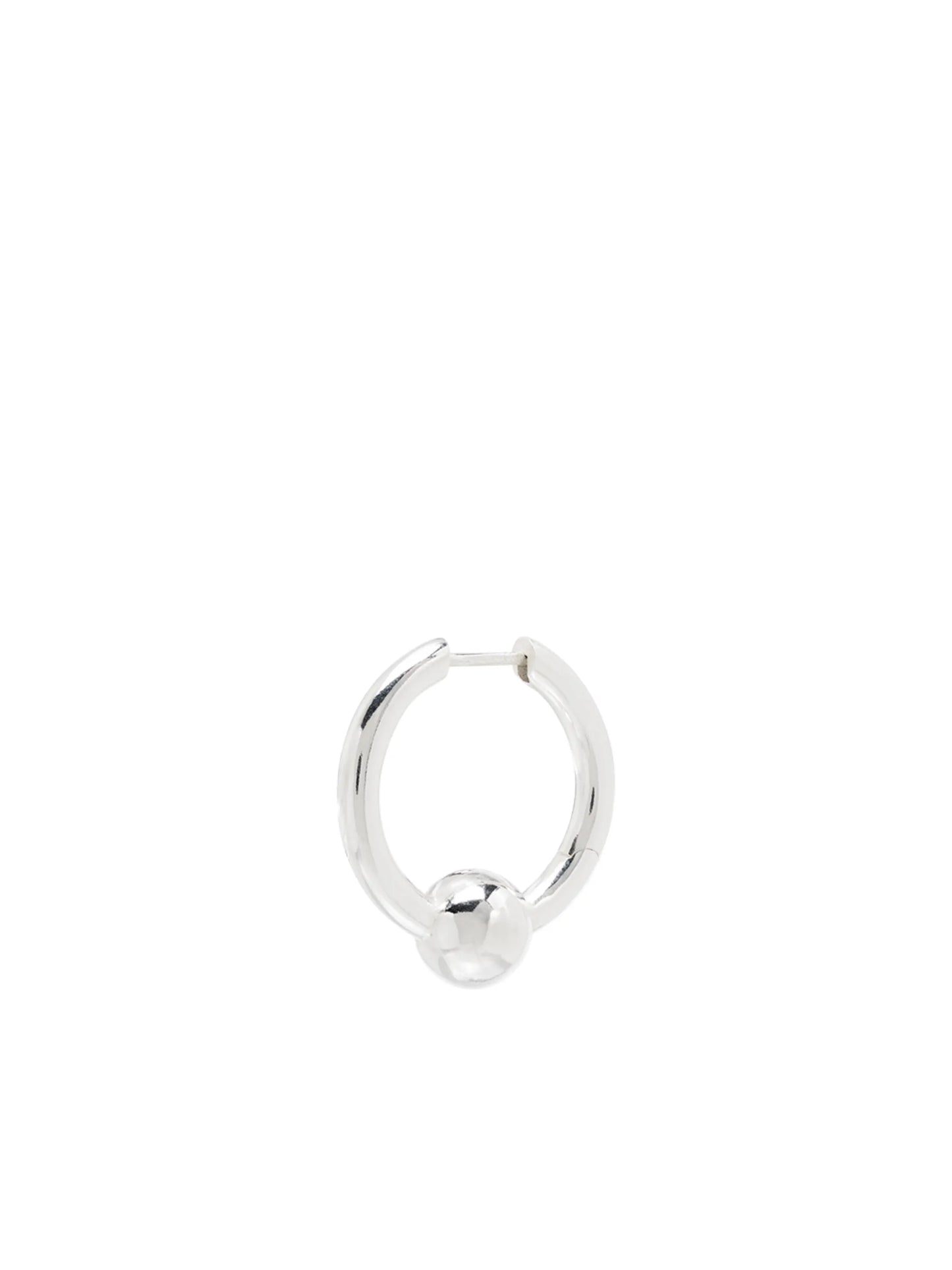 sterling silver single hoop earring