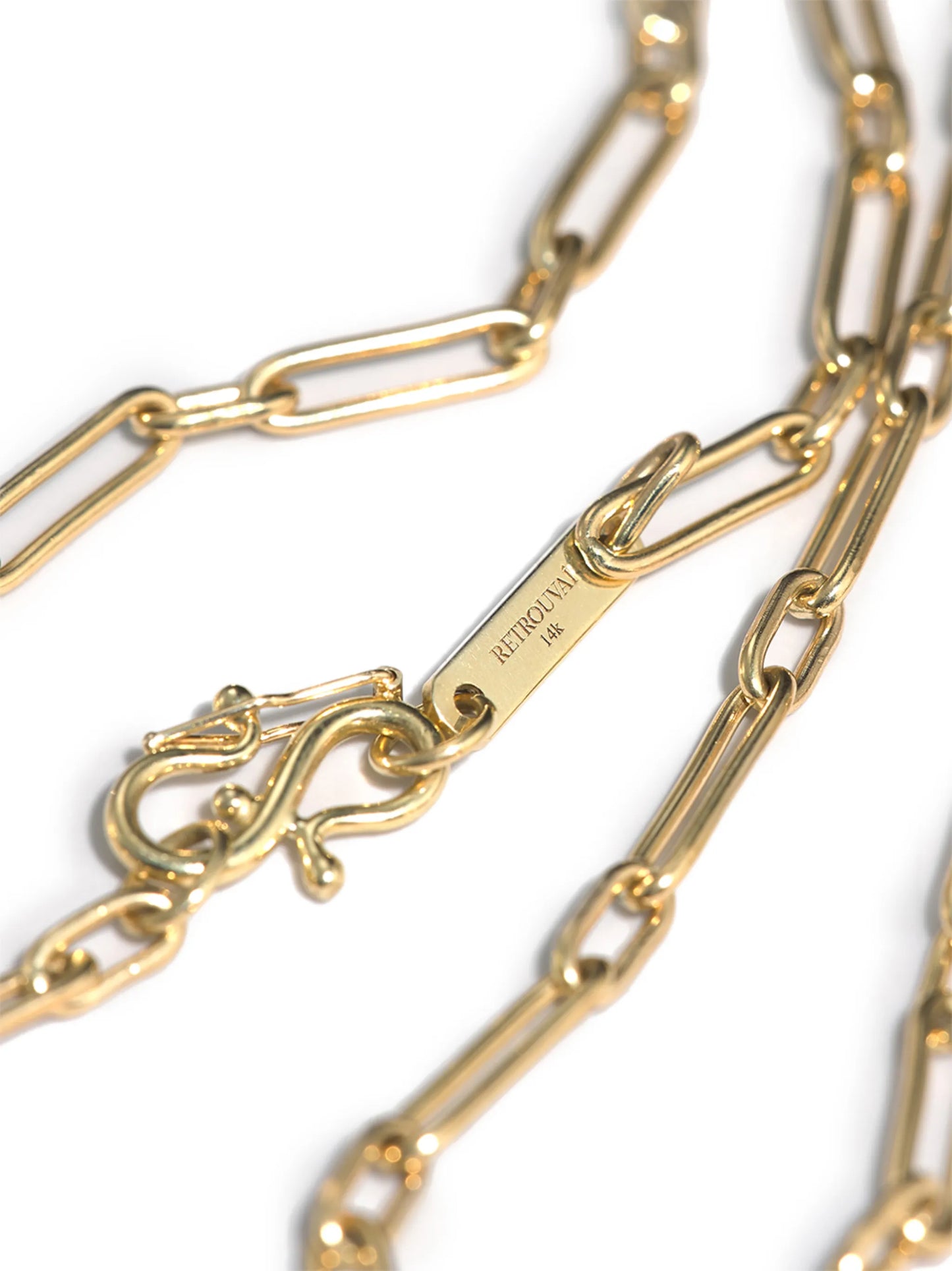 14K yellow gold lion-charm necklace