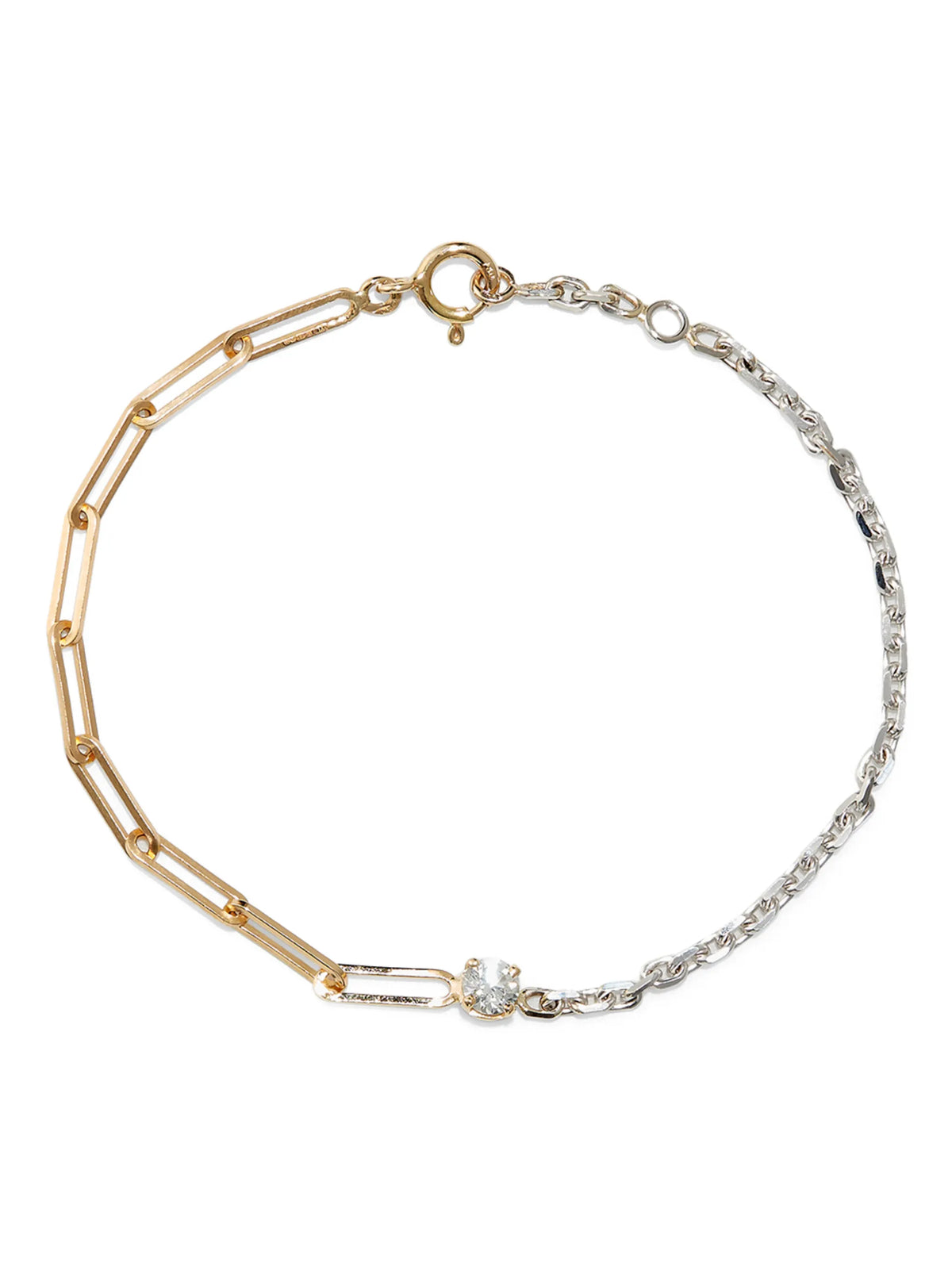 round diamond solitaire bracelet gm 2 gold