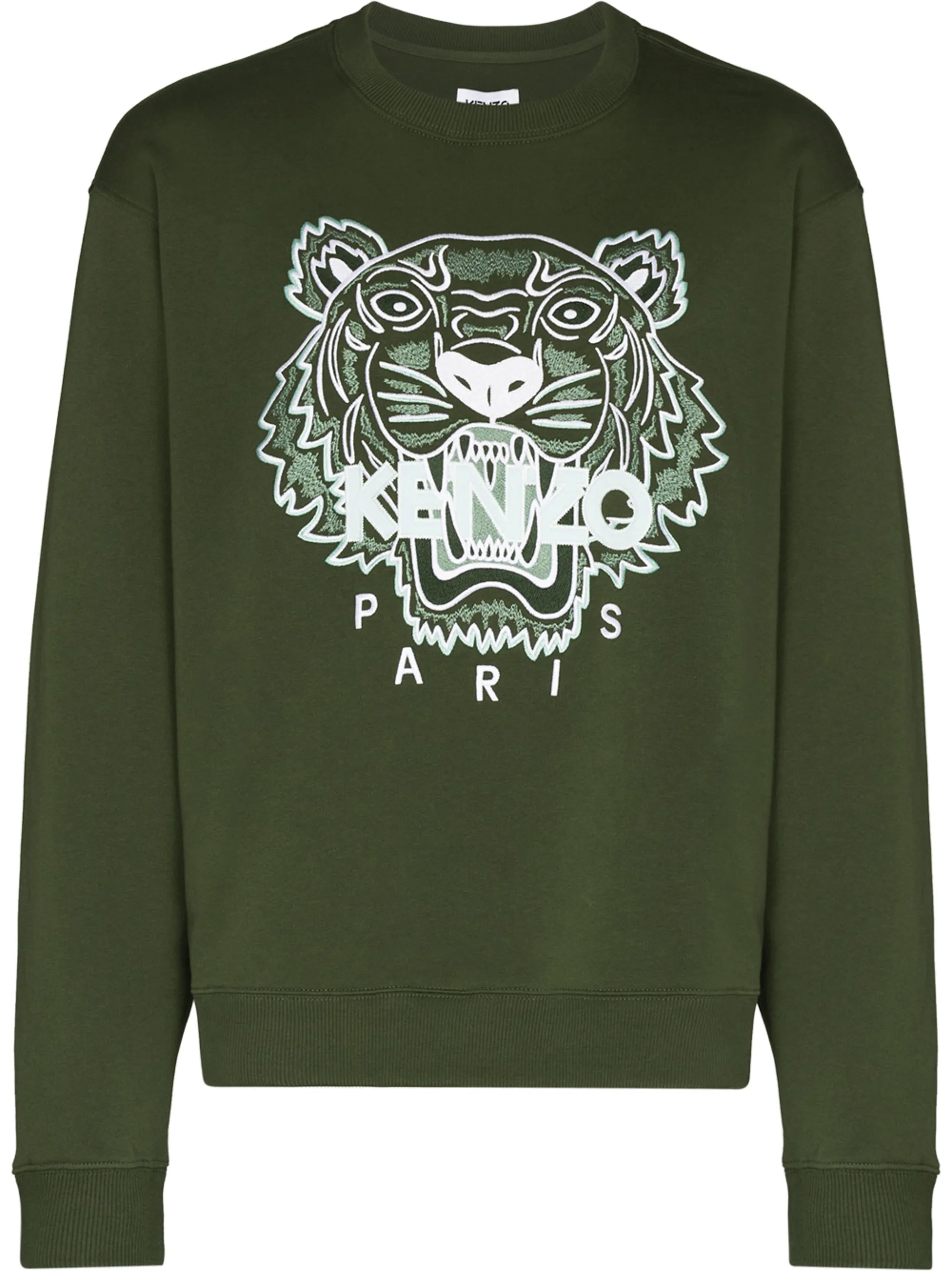 embroidered Tiger cotton sweatshirt