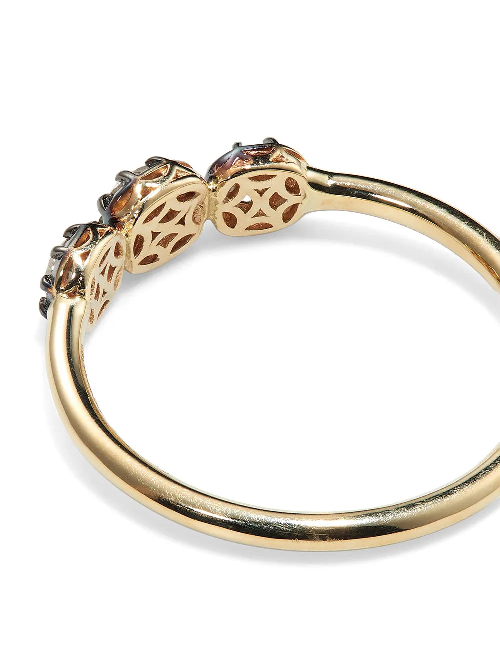 14K yellow gold diamond ring