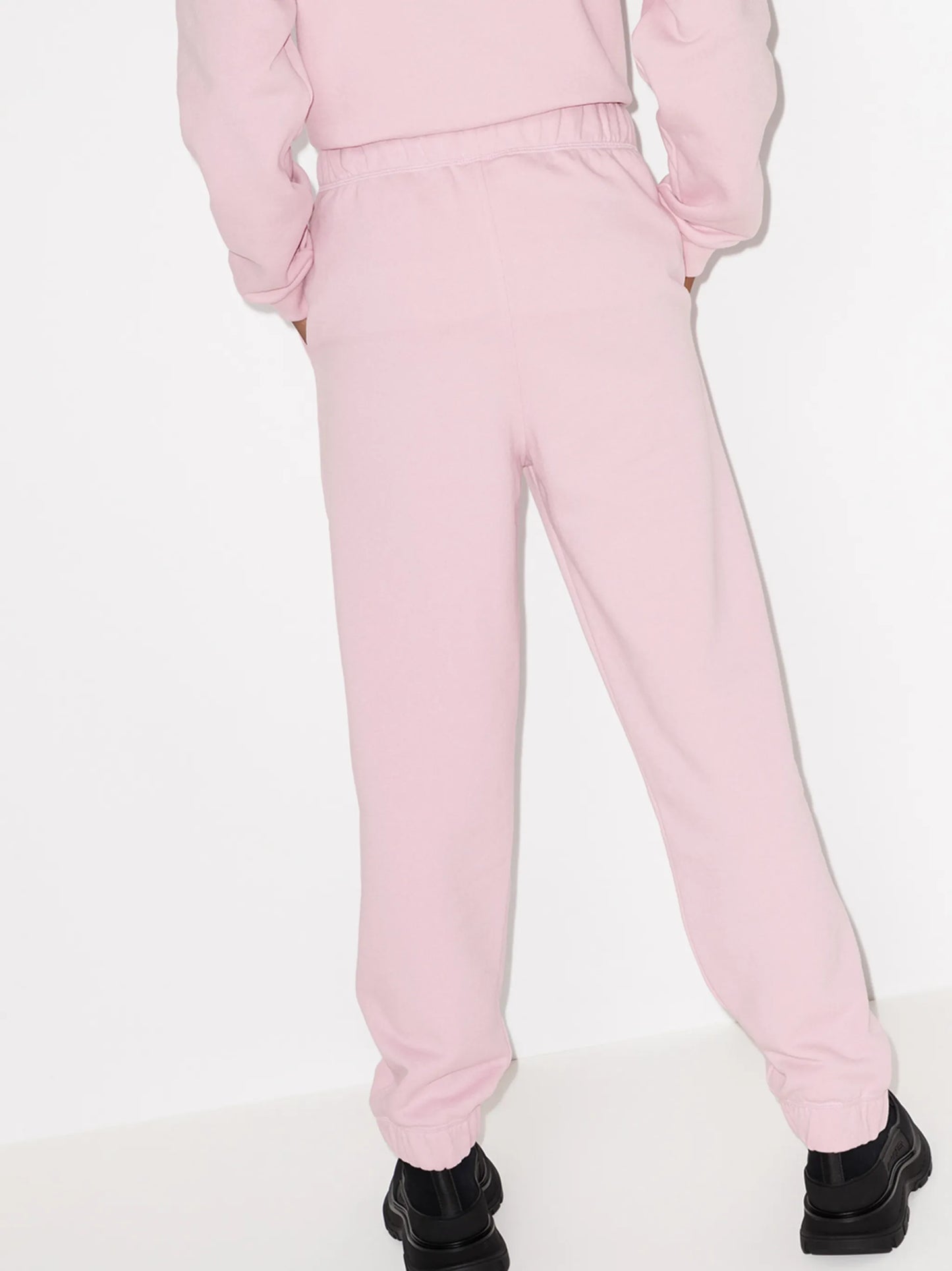 logo-embroidered tapered track pants