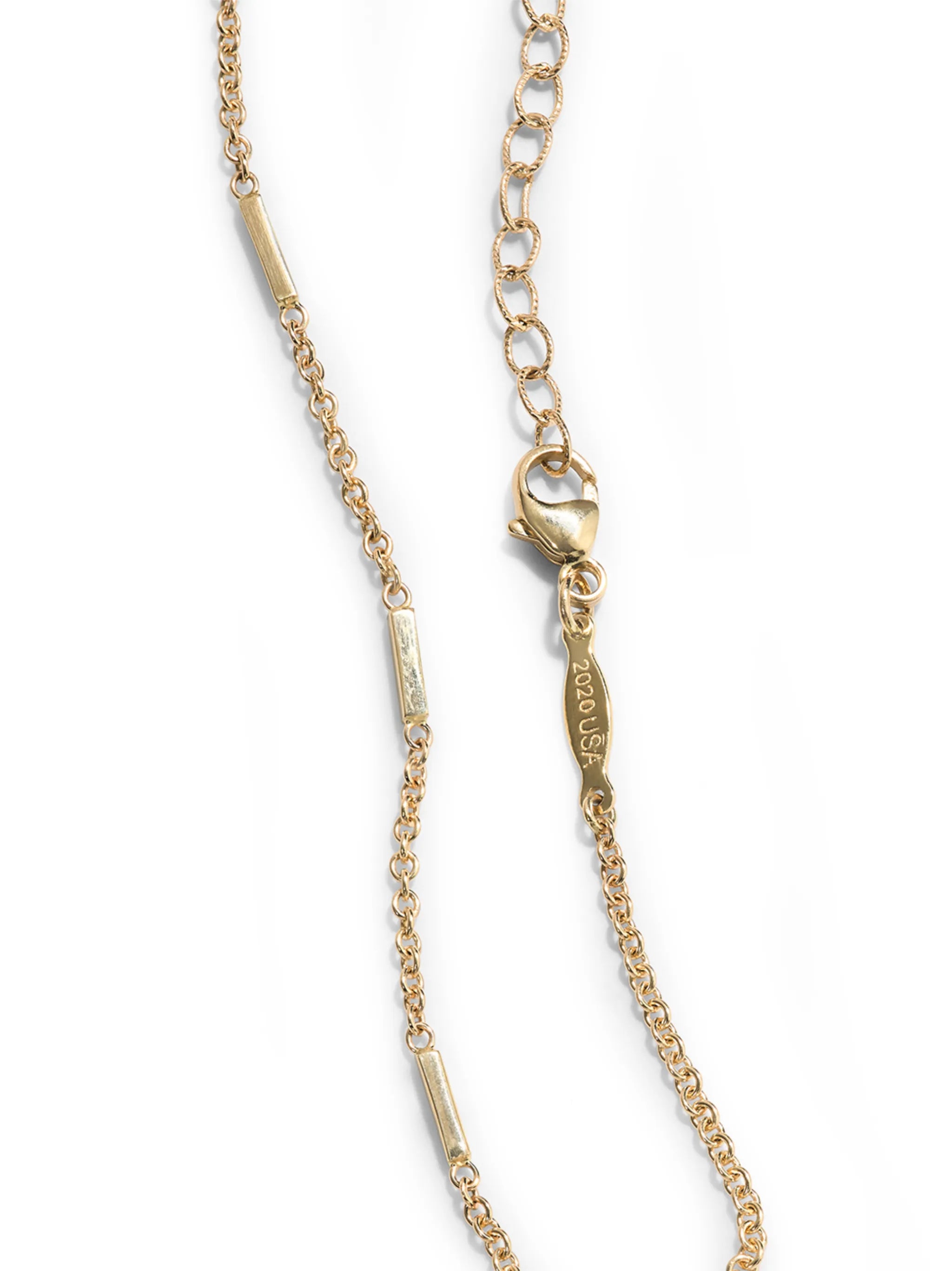 14kt yellow gold Sophia diamond necklace