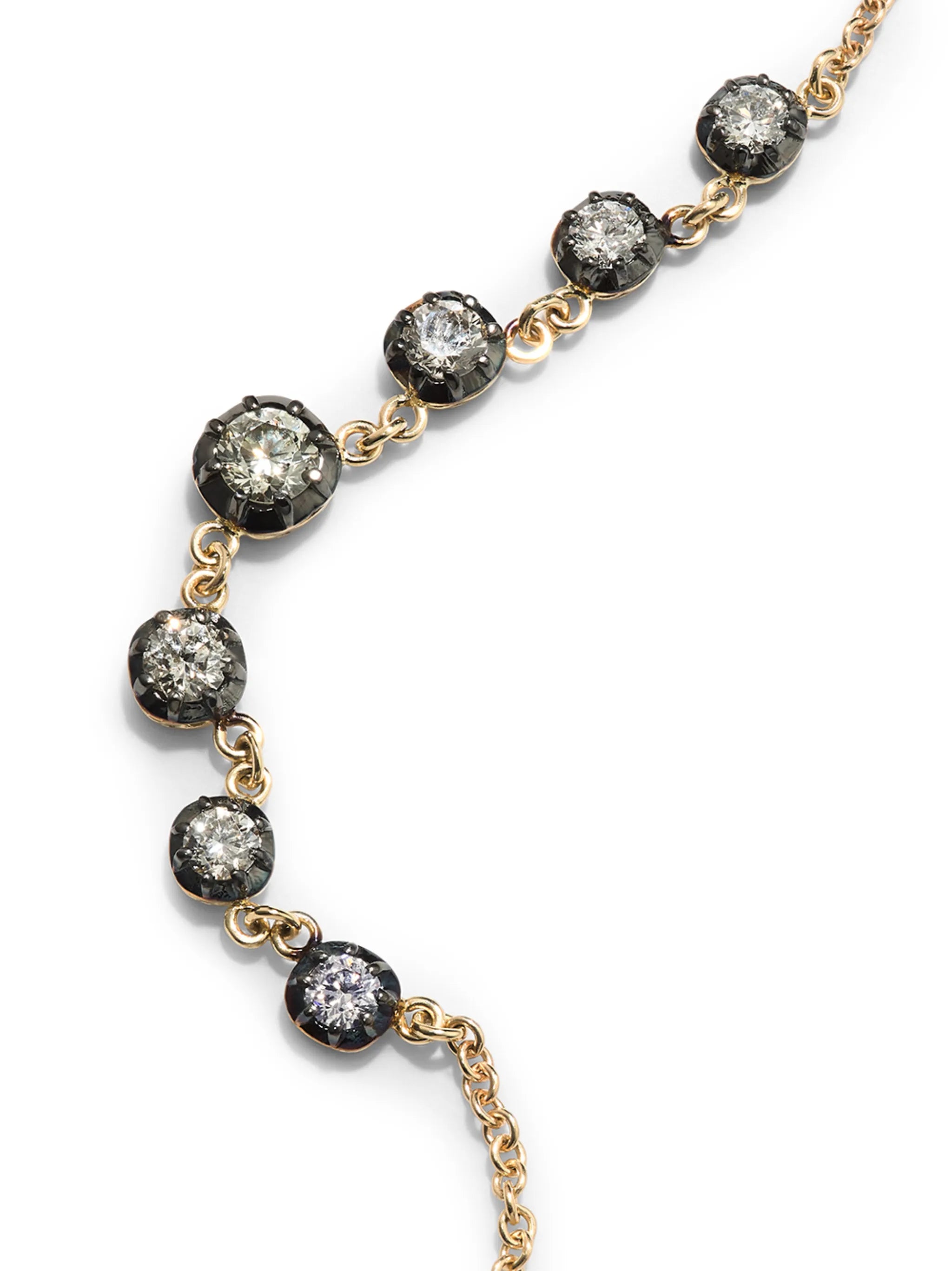 14kt yellow gold Sophia diamond necklace