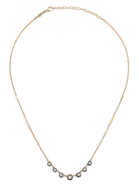 14kt yellow gold Sophia diamond necklace
