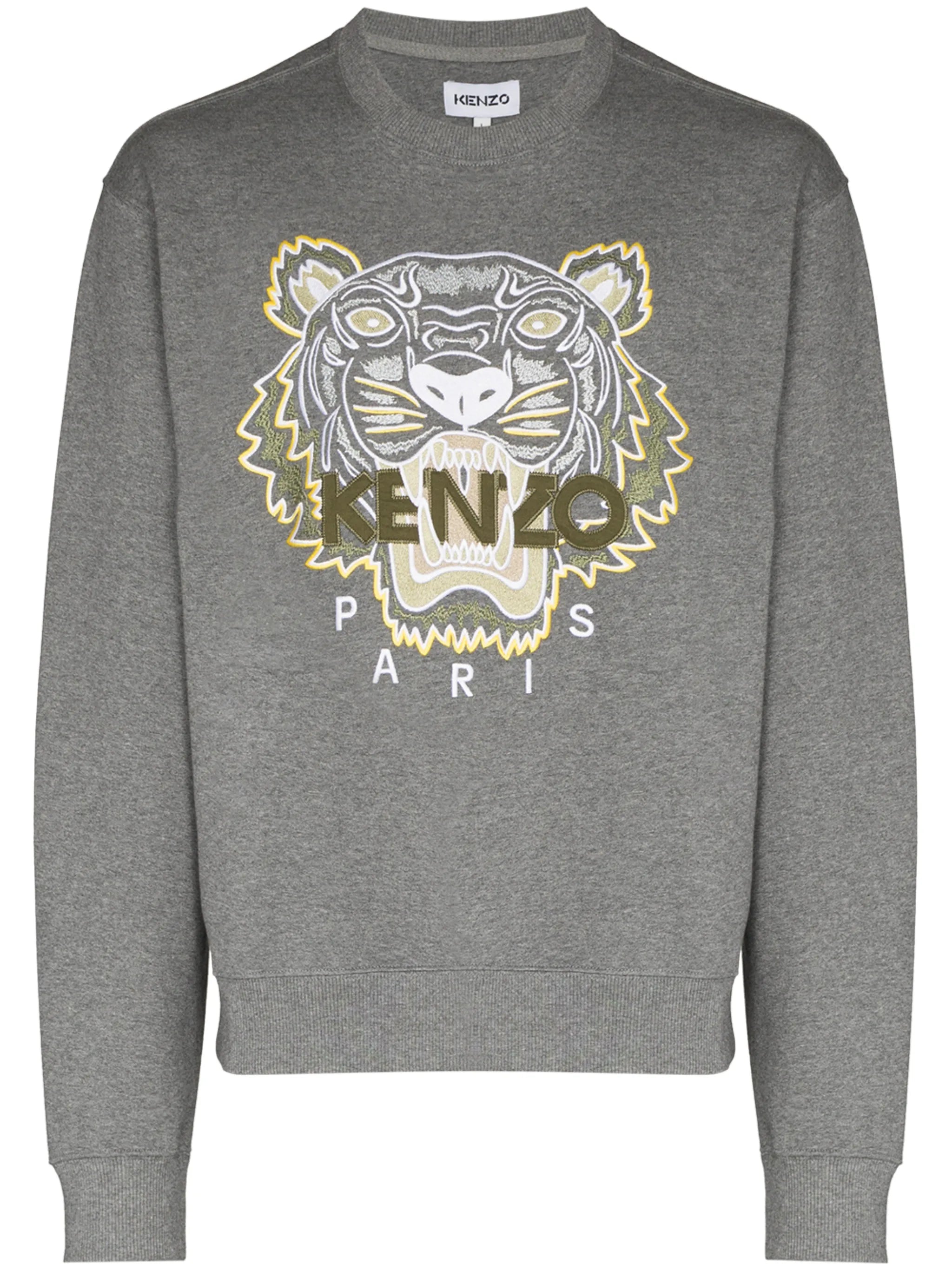 embroidered Tiger cotton sweatshirt
