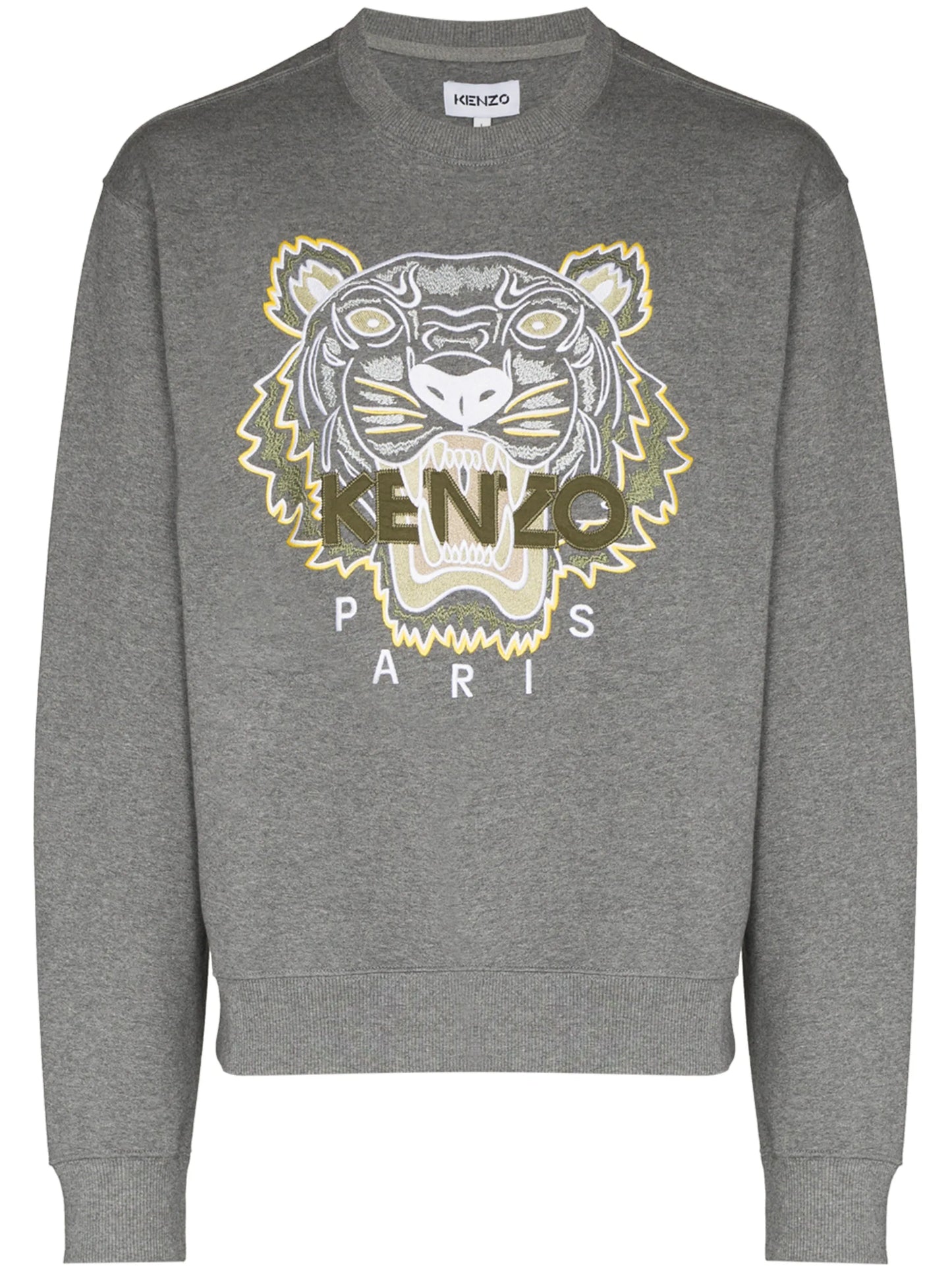 embroidered Tiger cotton sweatshirt