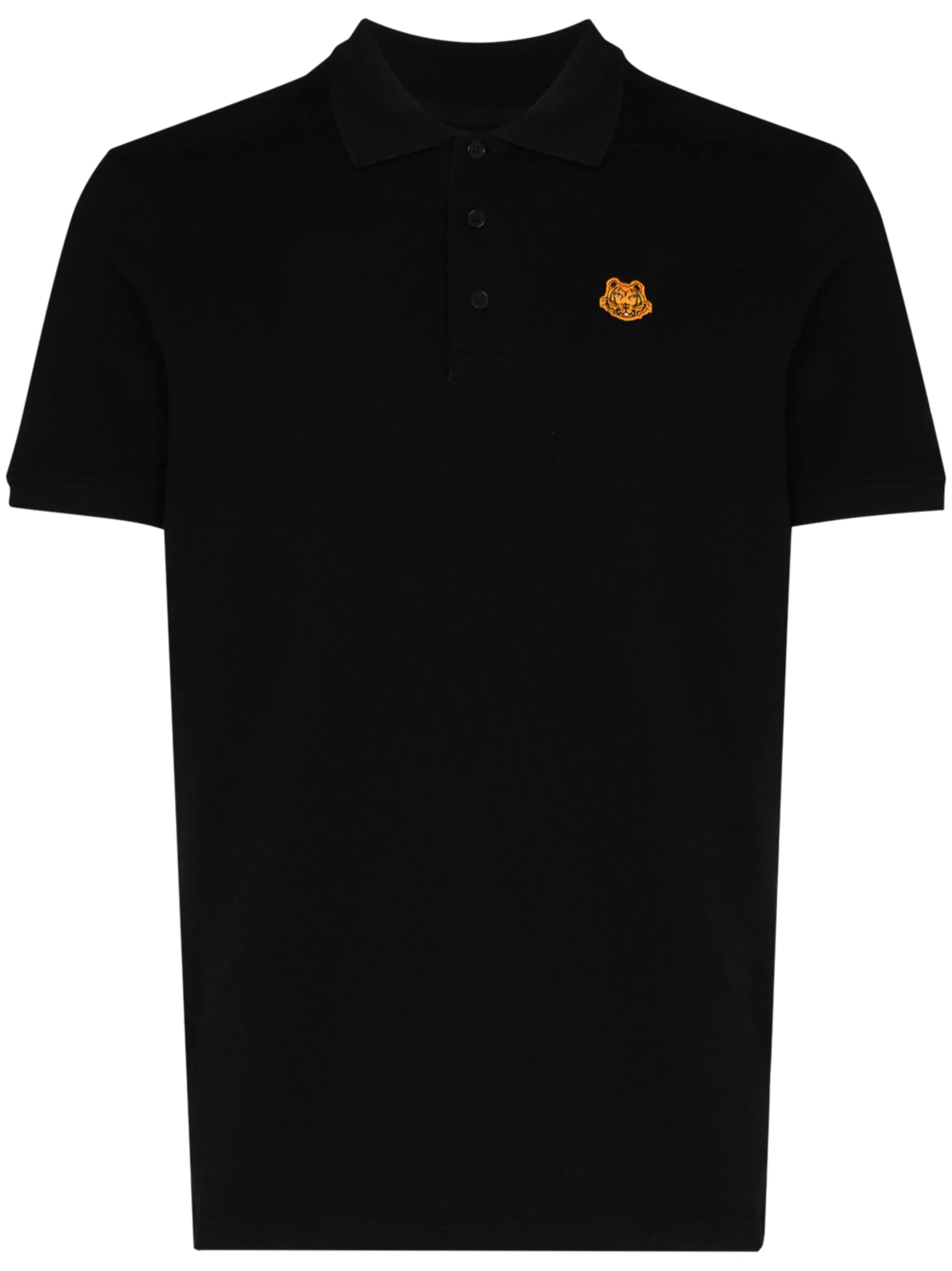 Tiger motif polo shirt