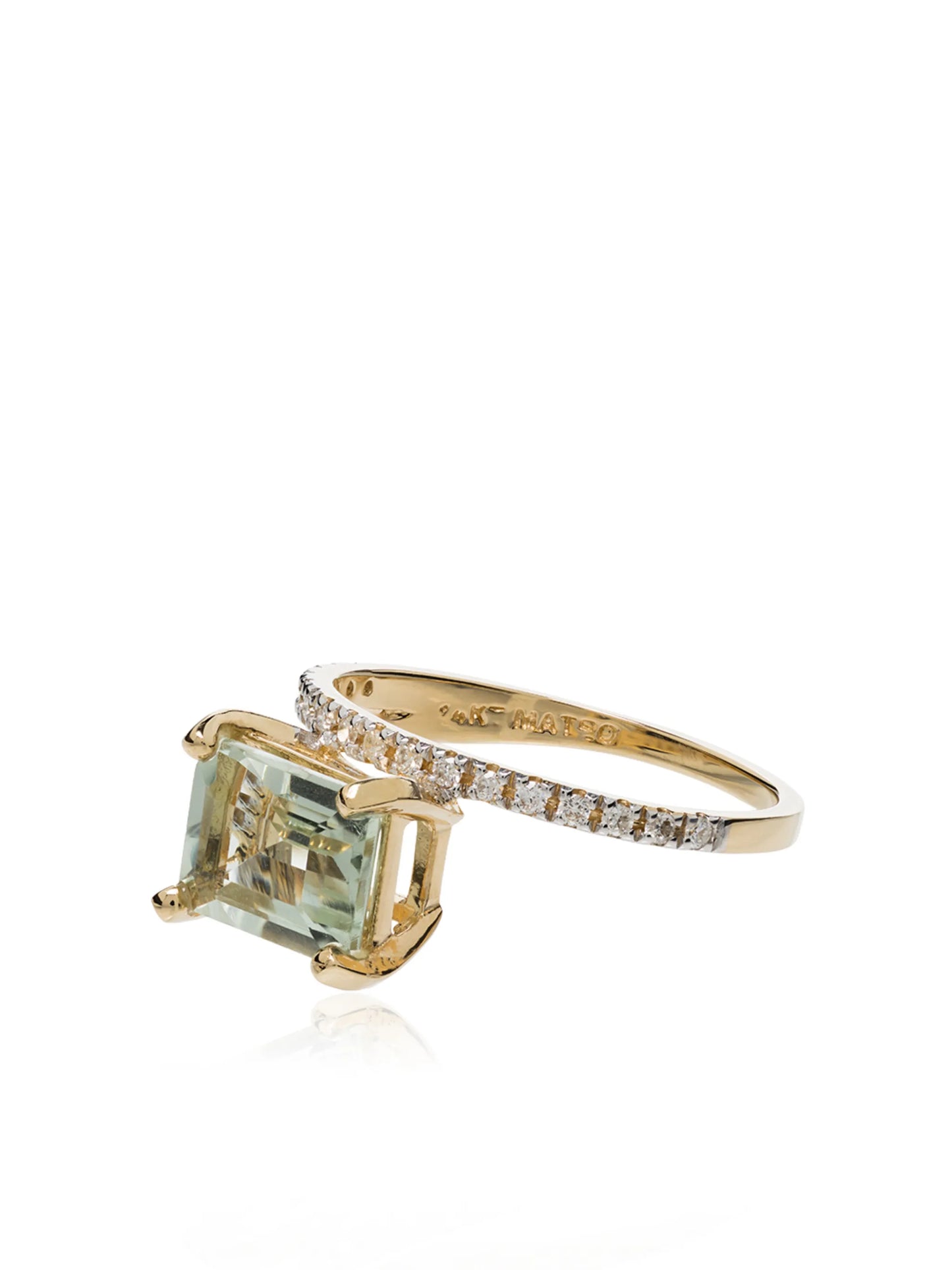 14kt yellow gold diamond ring