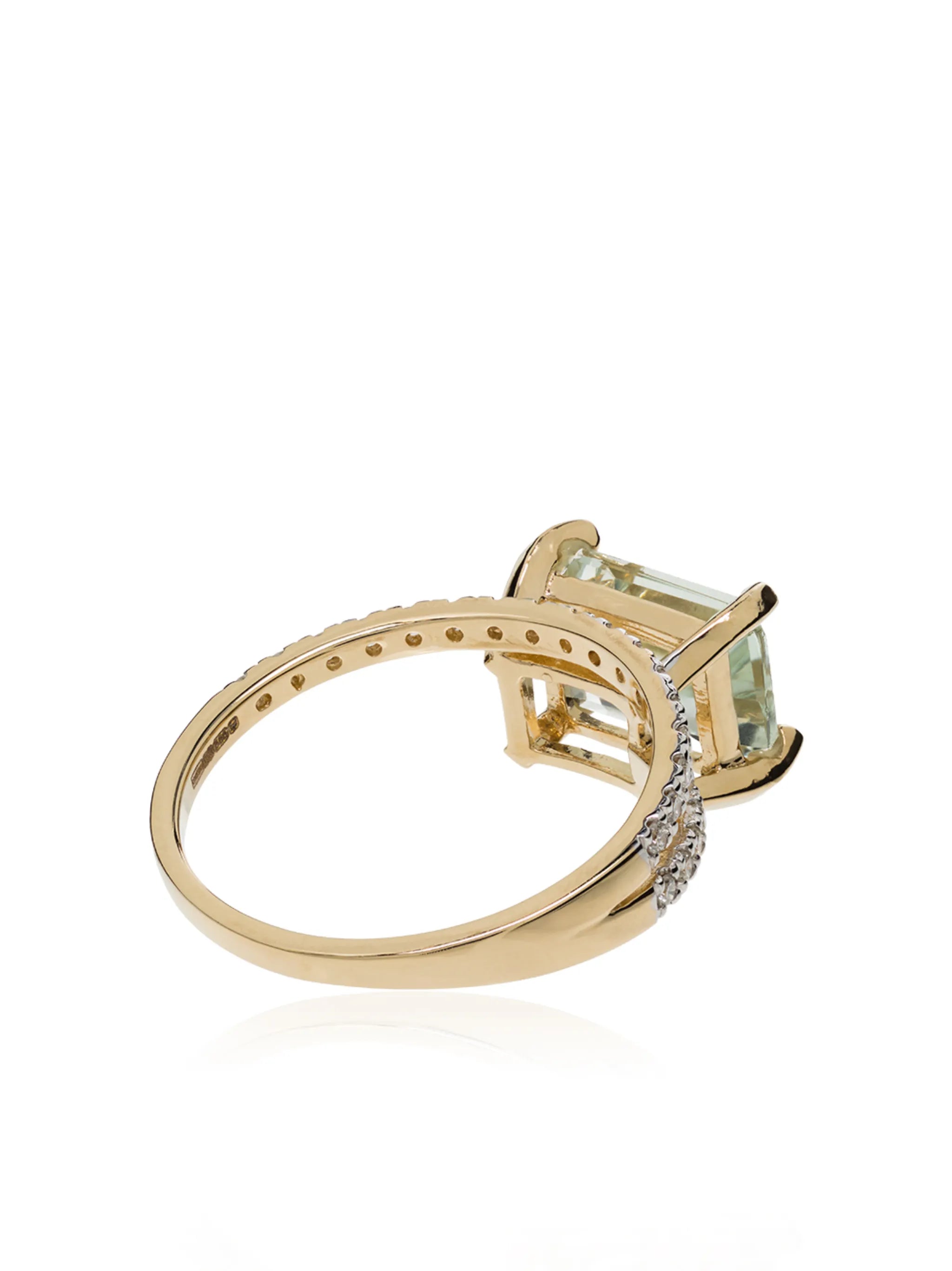 14kt yellow gold diamond ring