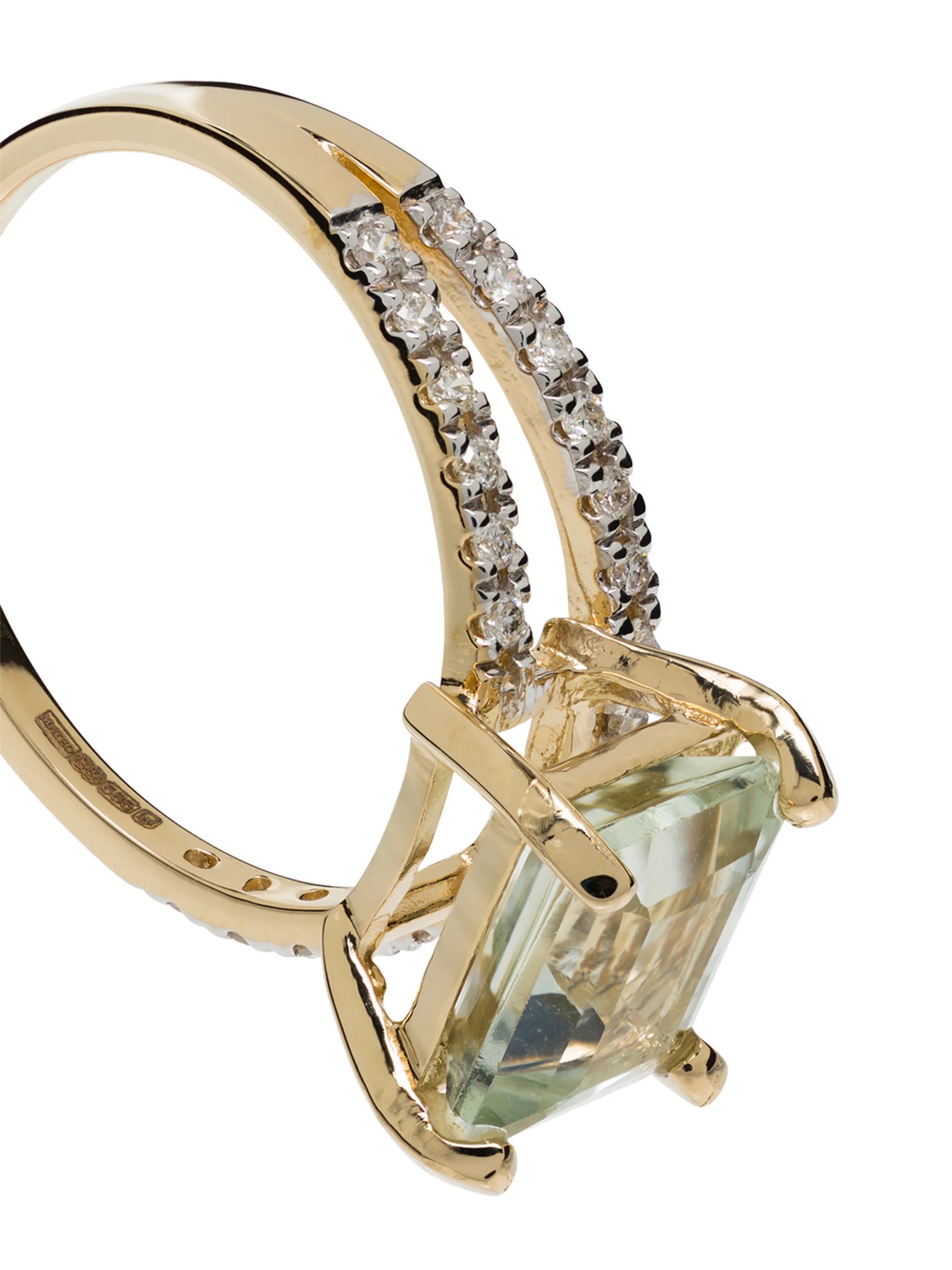 14kt yellow gold diamond ring