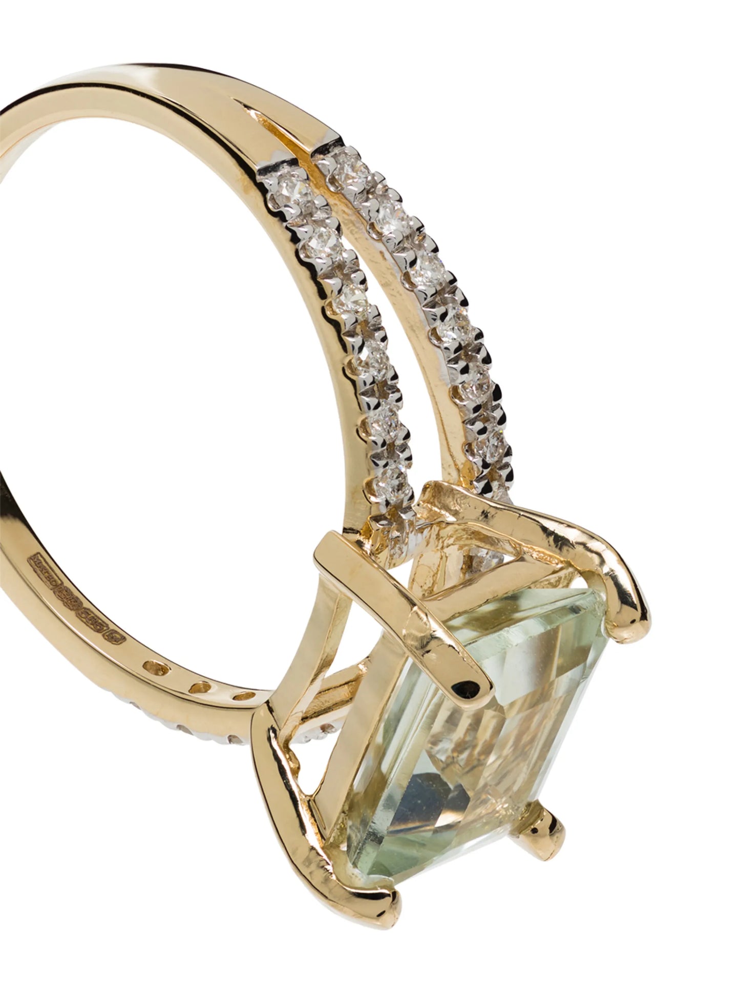 14kt yellow gold diamond ring