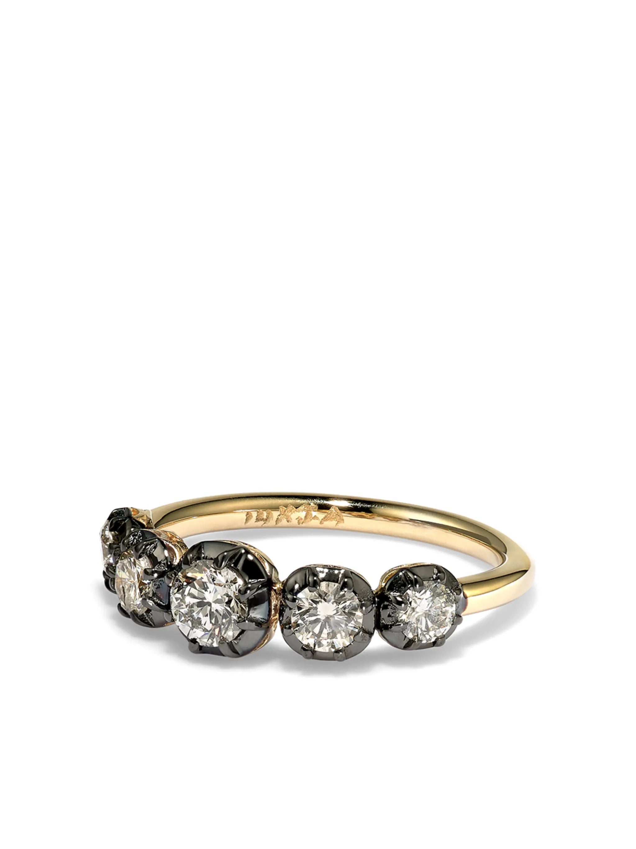 14K yellow gold Sophia ring