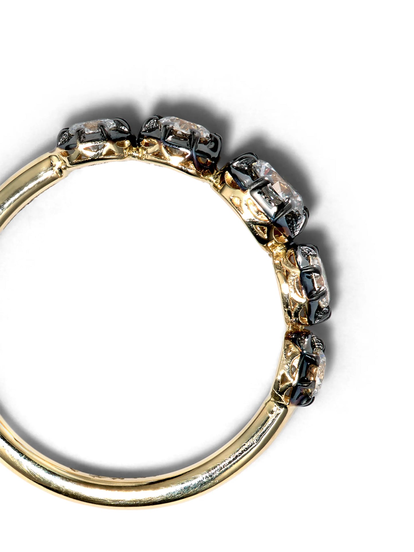 14K yellow gold Sophia ring
