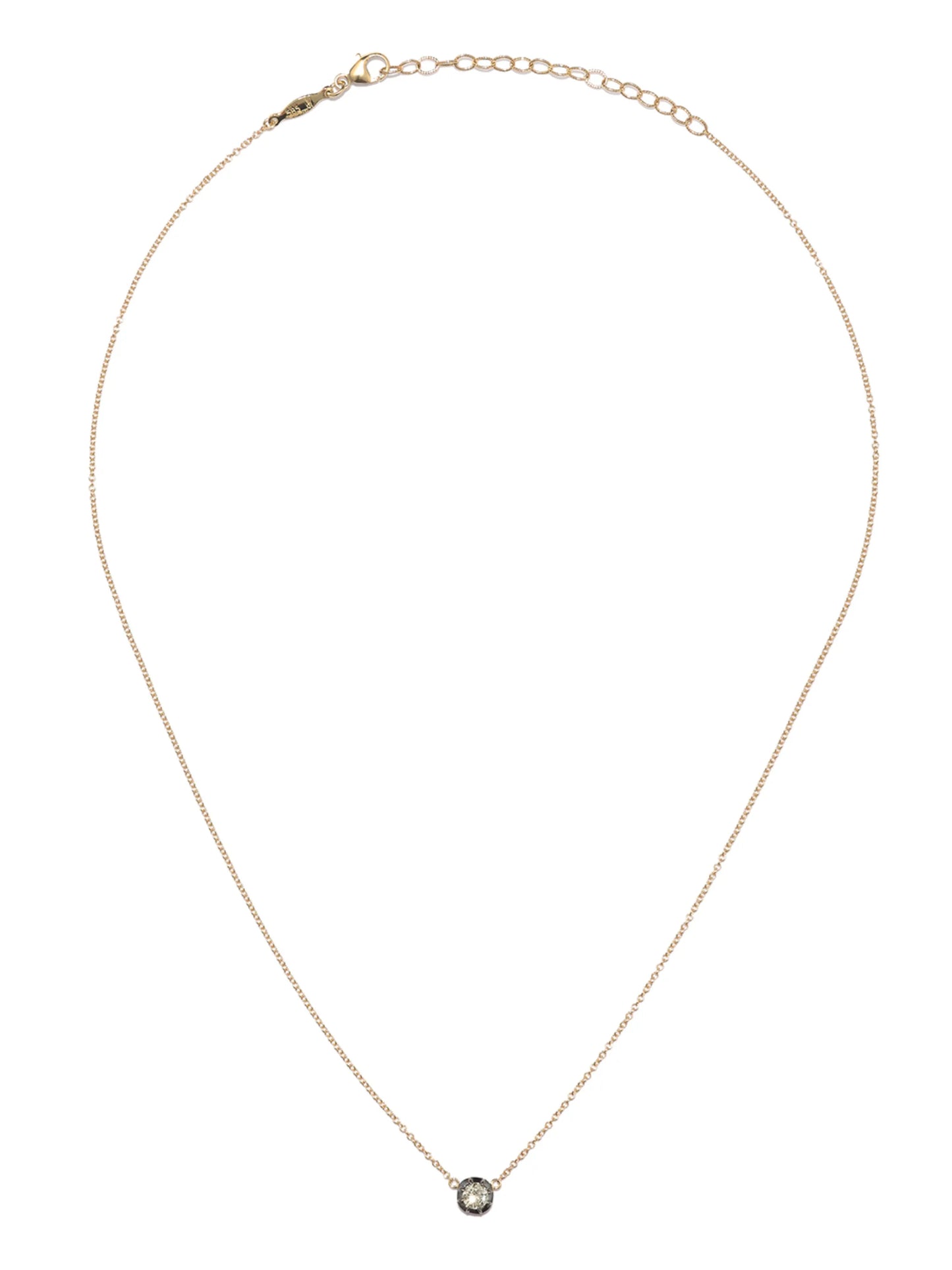 14kt yellow gold Sophia diamond necklace