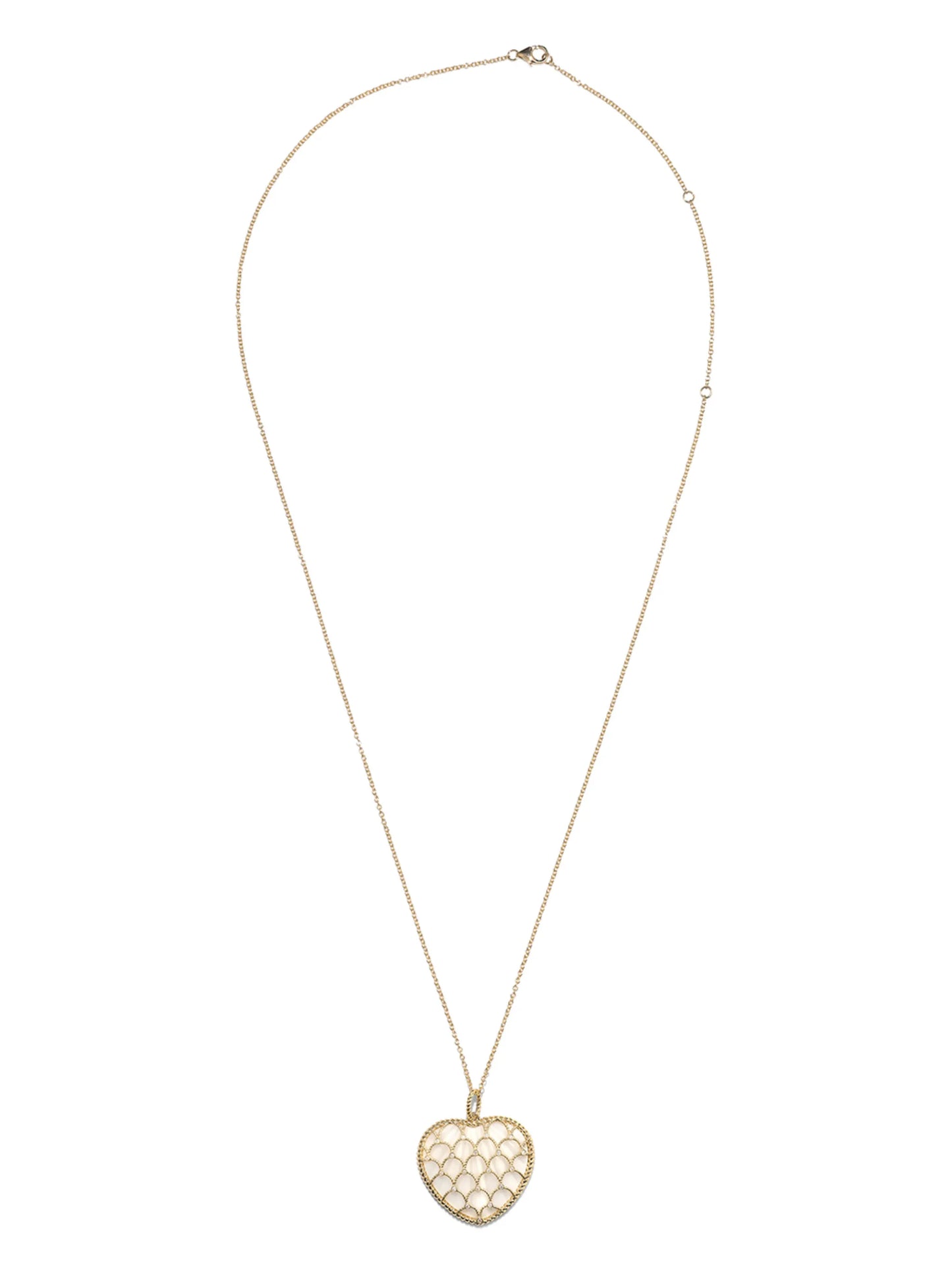 9K yellow gold Coeur Coquillage necklace