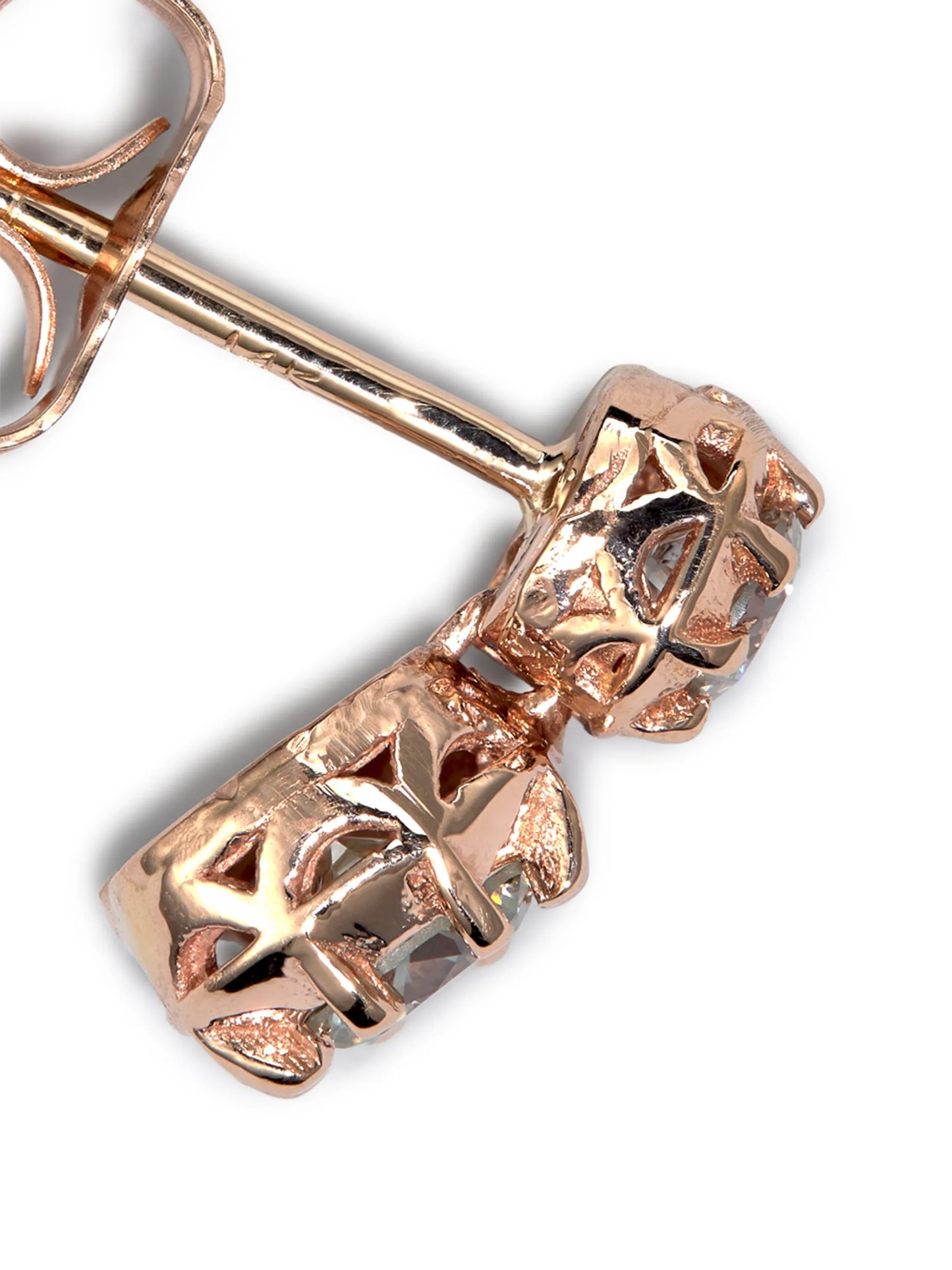 14kt rose gold Sophia single earring