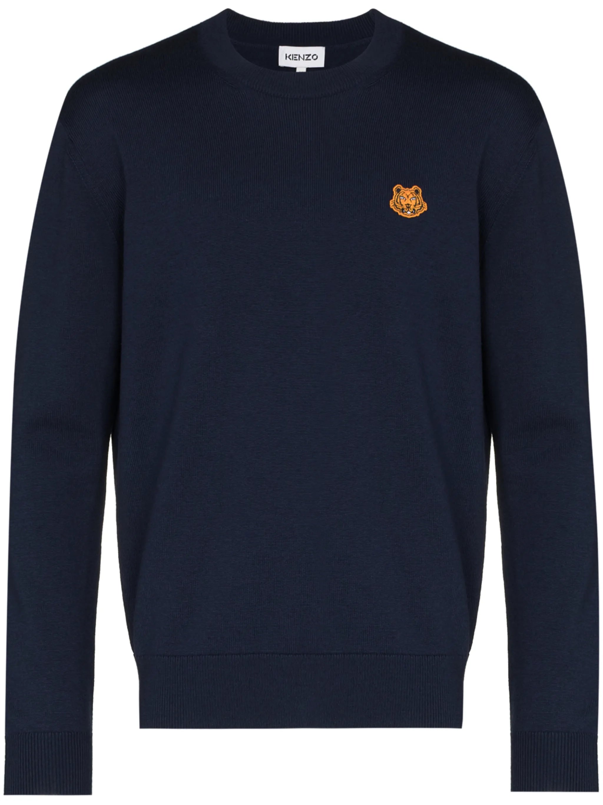 Tiger Crest crew-neck jumper