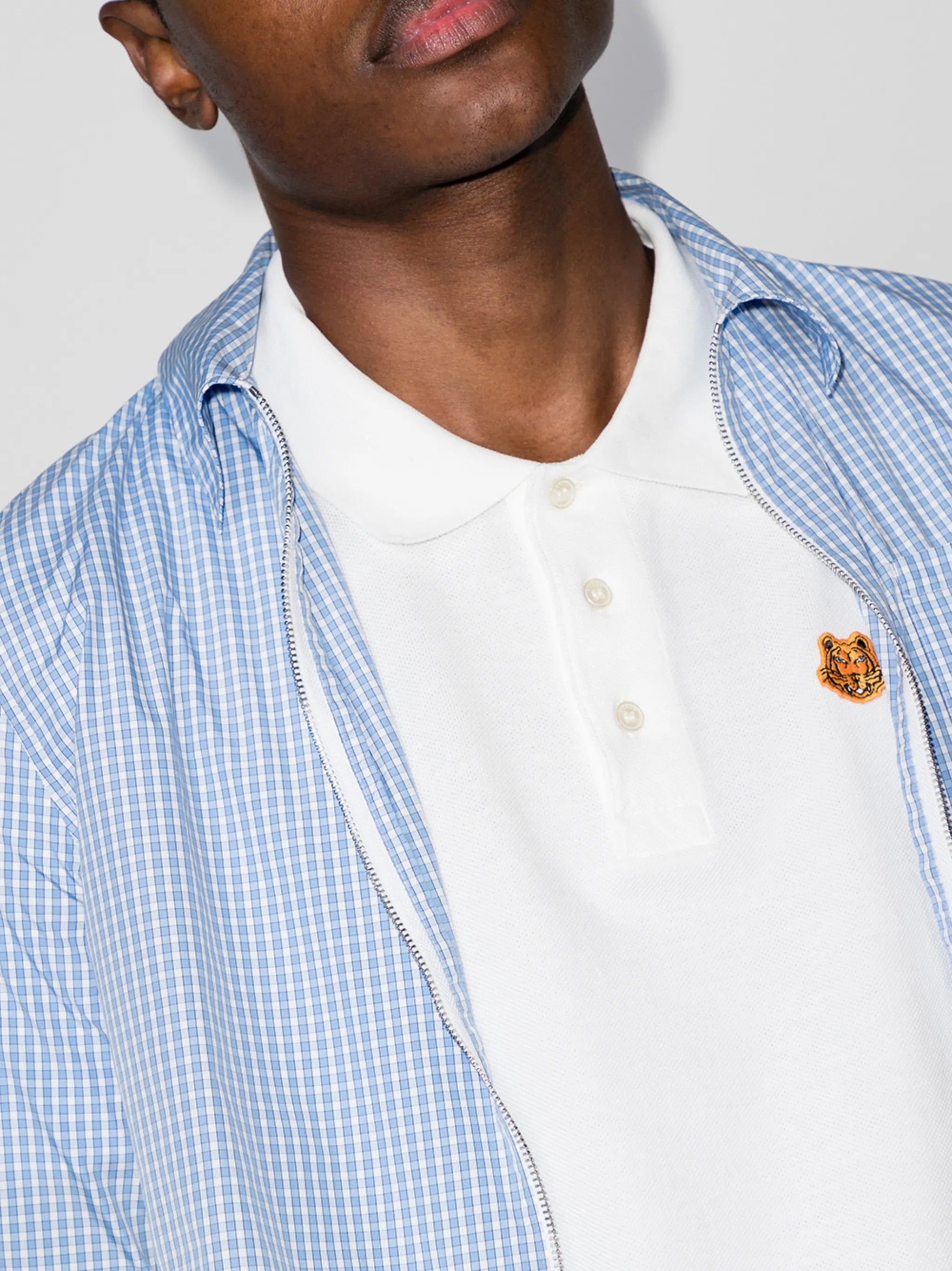 Tiger Crest short-sleeve polo shirt
