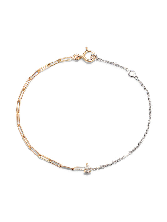 18kt gold Solitaire Diamant bracelet