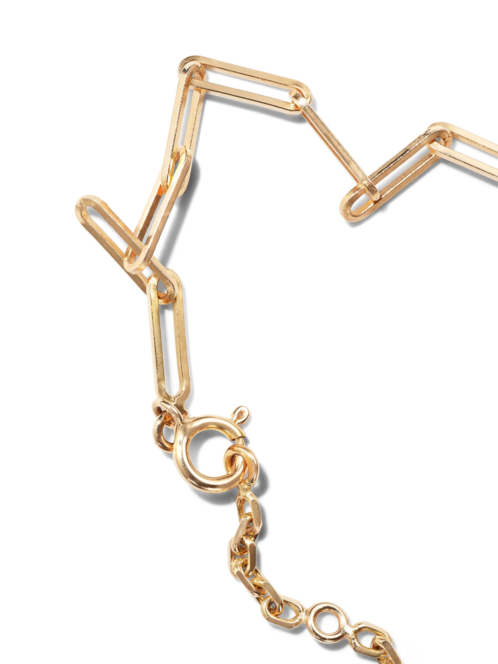 18K yellow gold Leo diamond bracelet