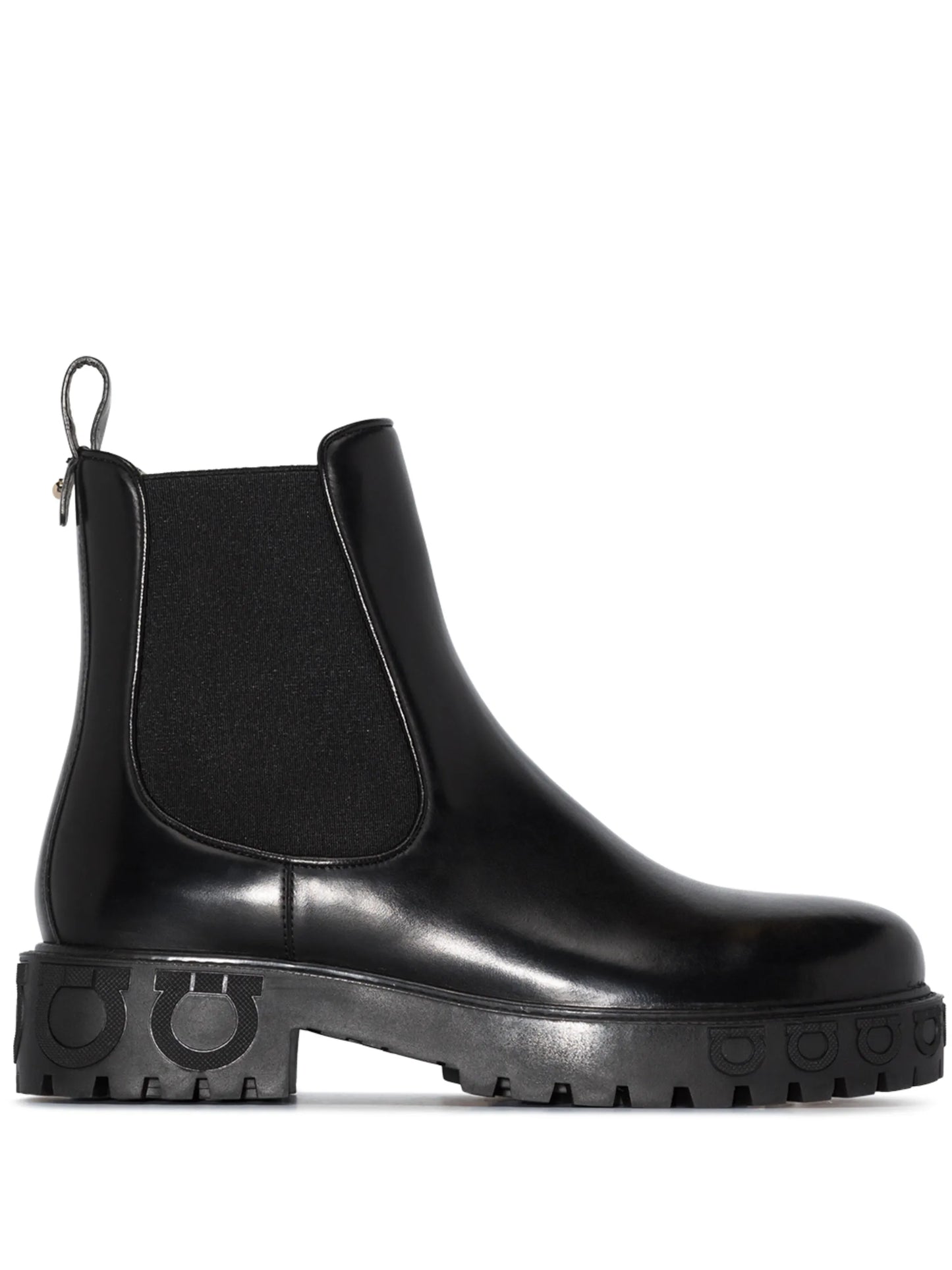 Gancini logo-detail Chelsea boots
