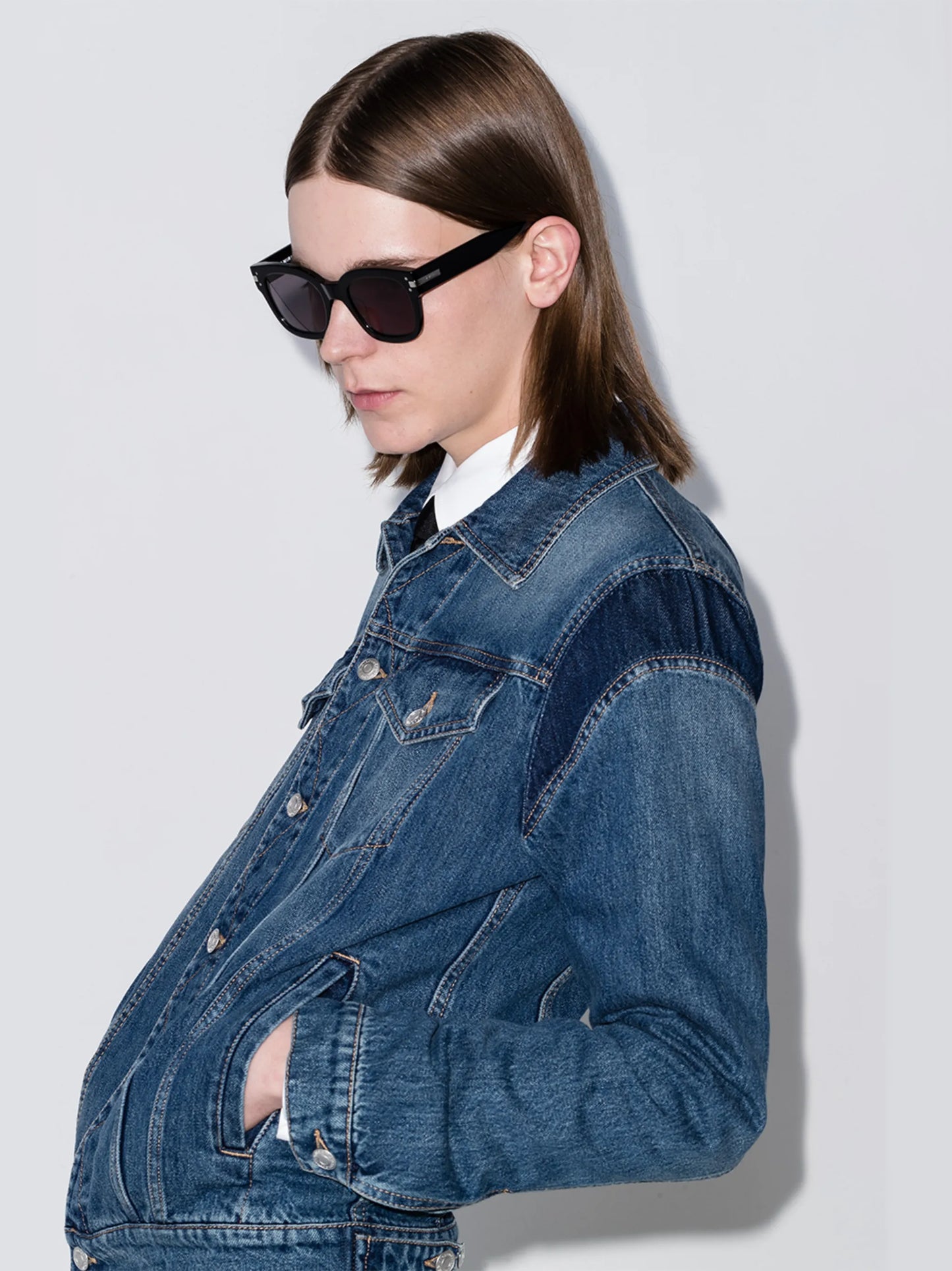 square-frame sunglasses