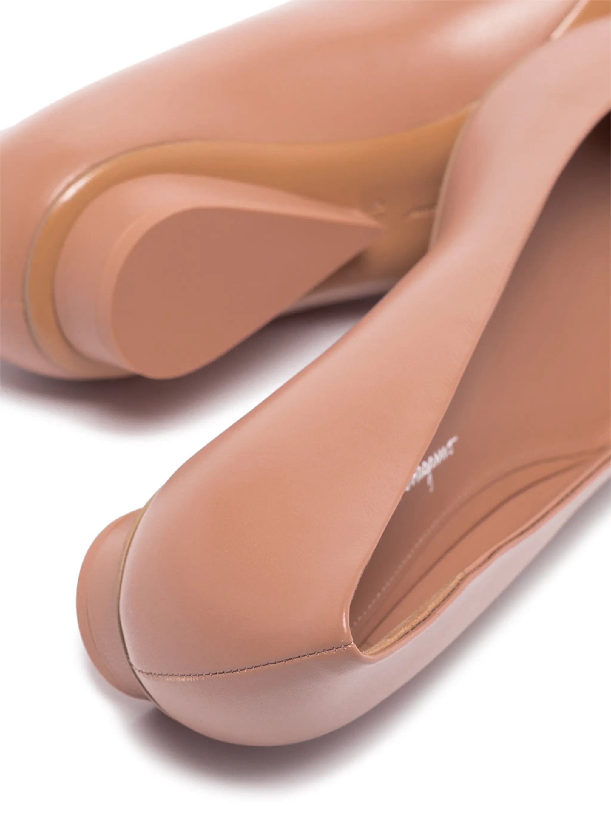Viva 20mm bow-detail leather pumps