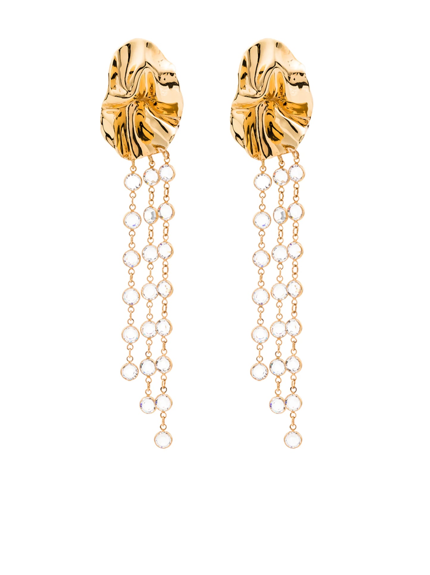 Swarovski crystal drop statement earrings