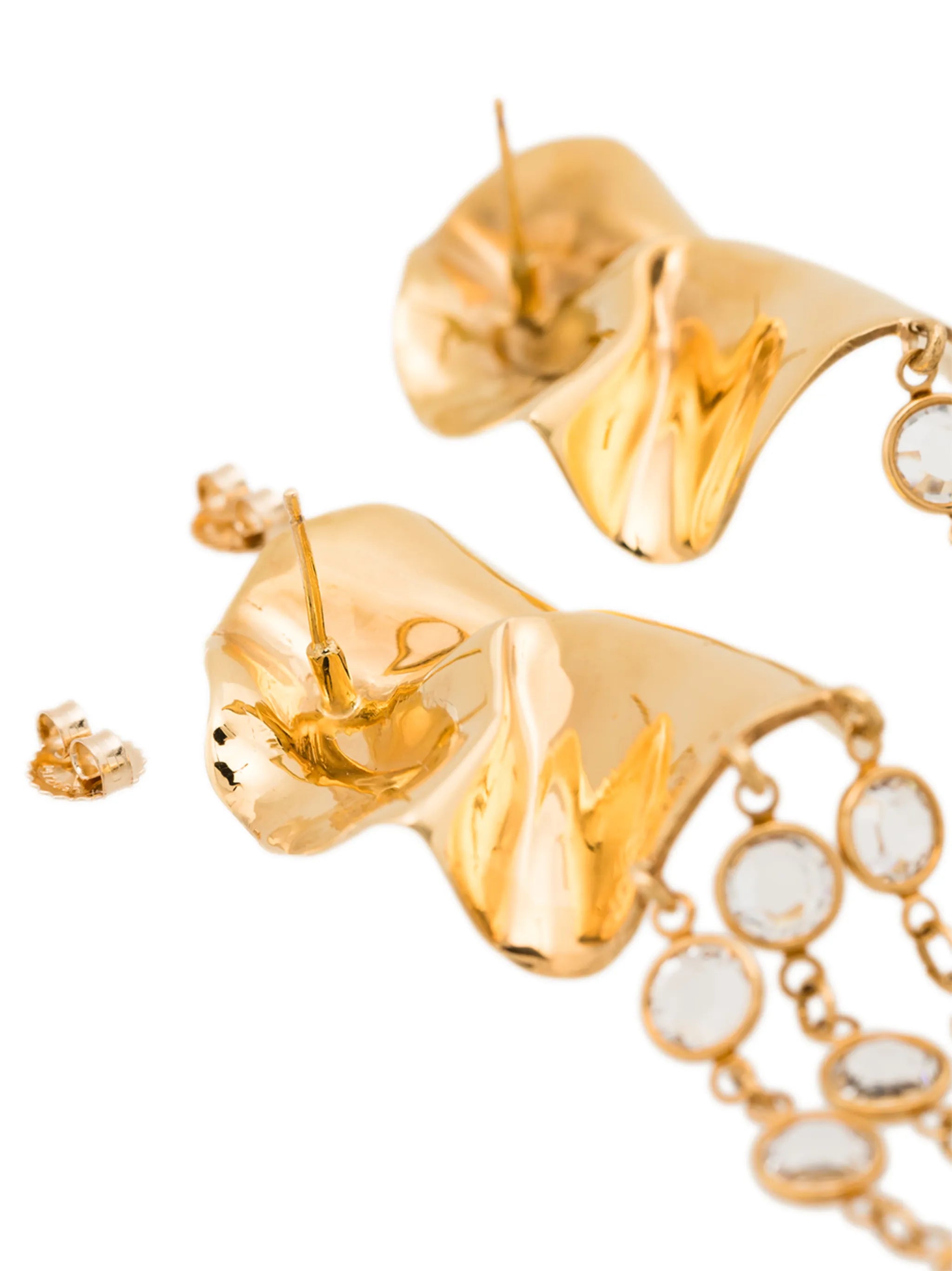 Swarovski crystal drop statement earrings