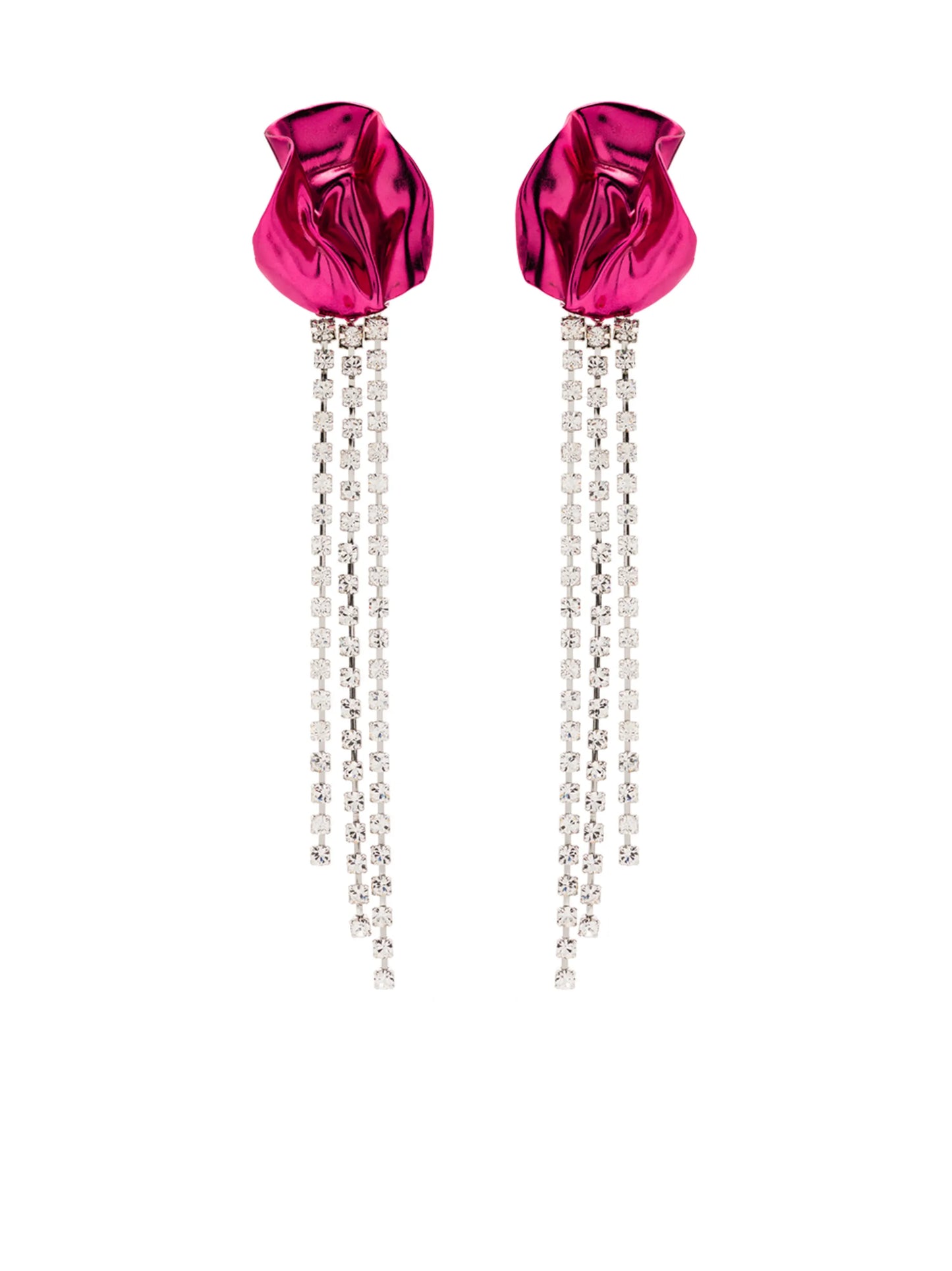 Georgia crystal-embellished drop earrings