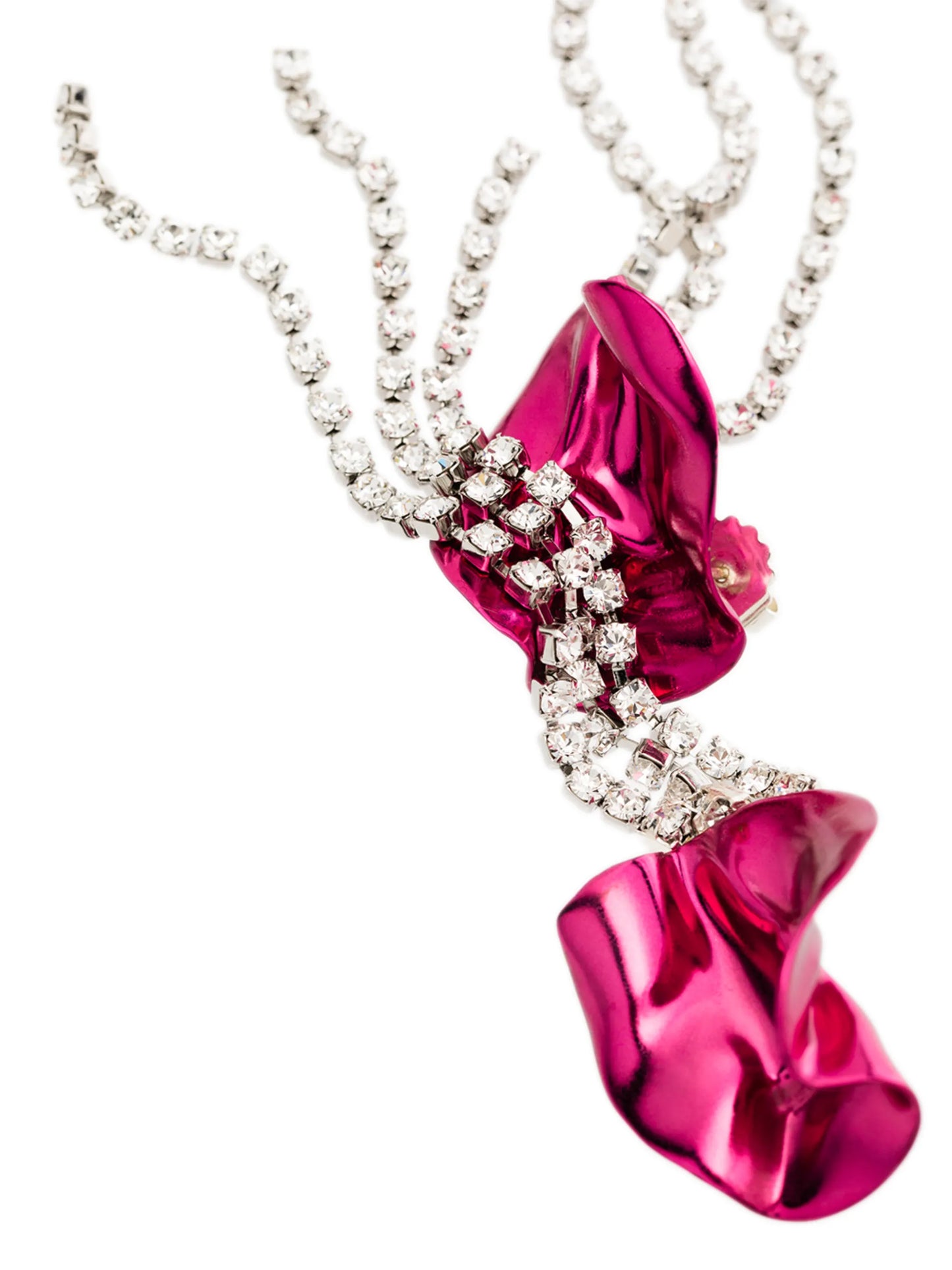 Georgia crystal-embellished drop earrings