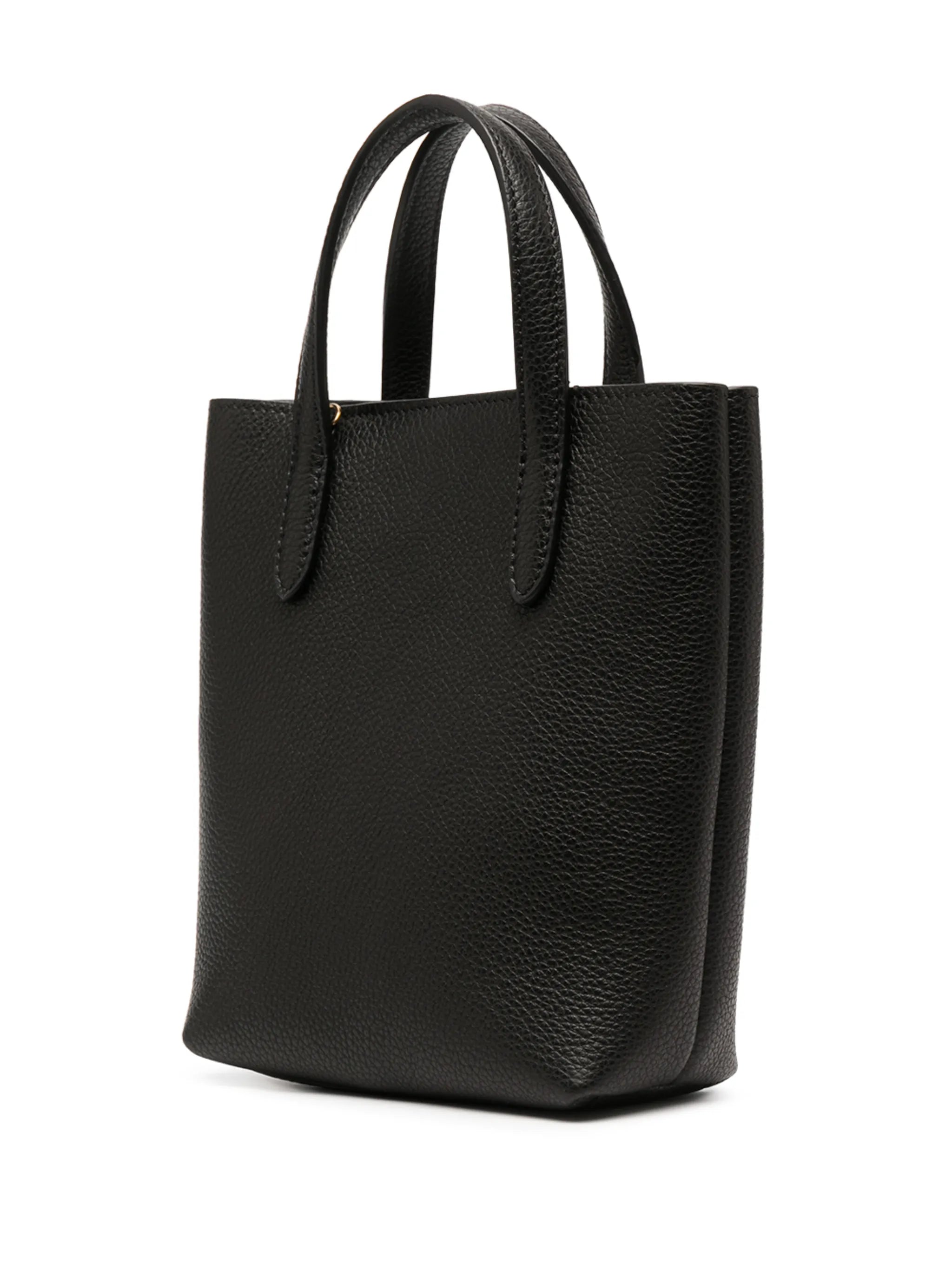 mini leather tote bag