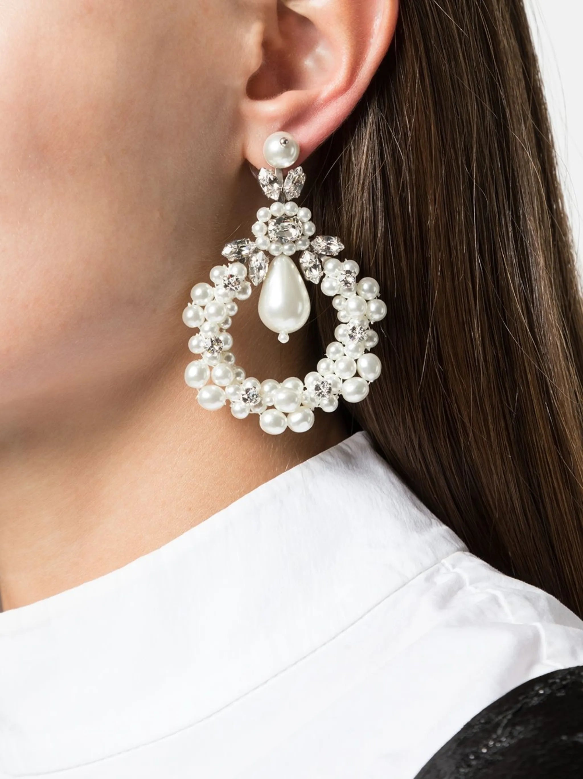 drop loop earrings