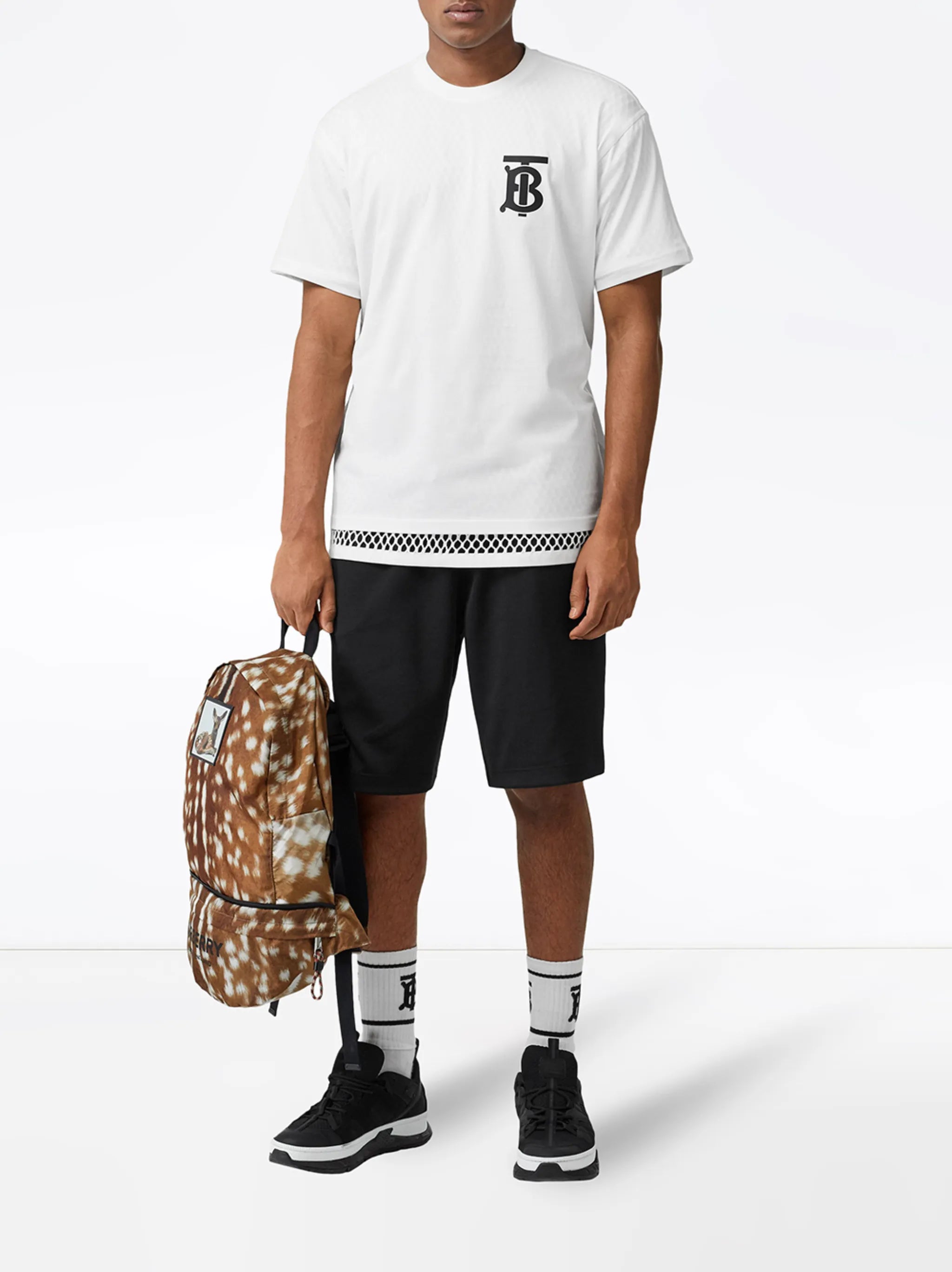oversized monogram motif T-shirt