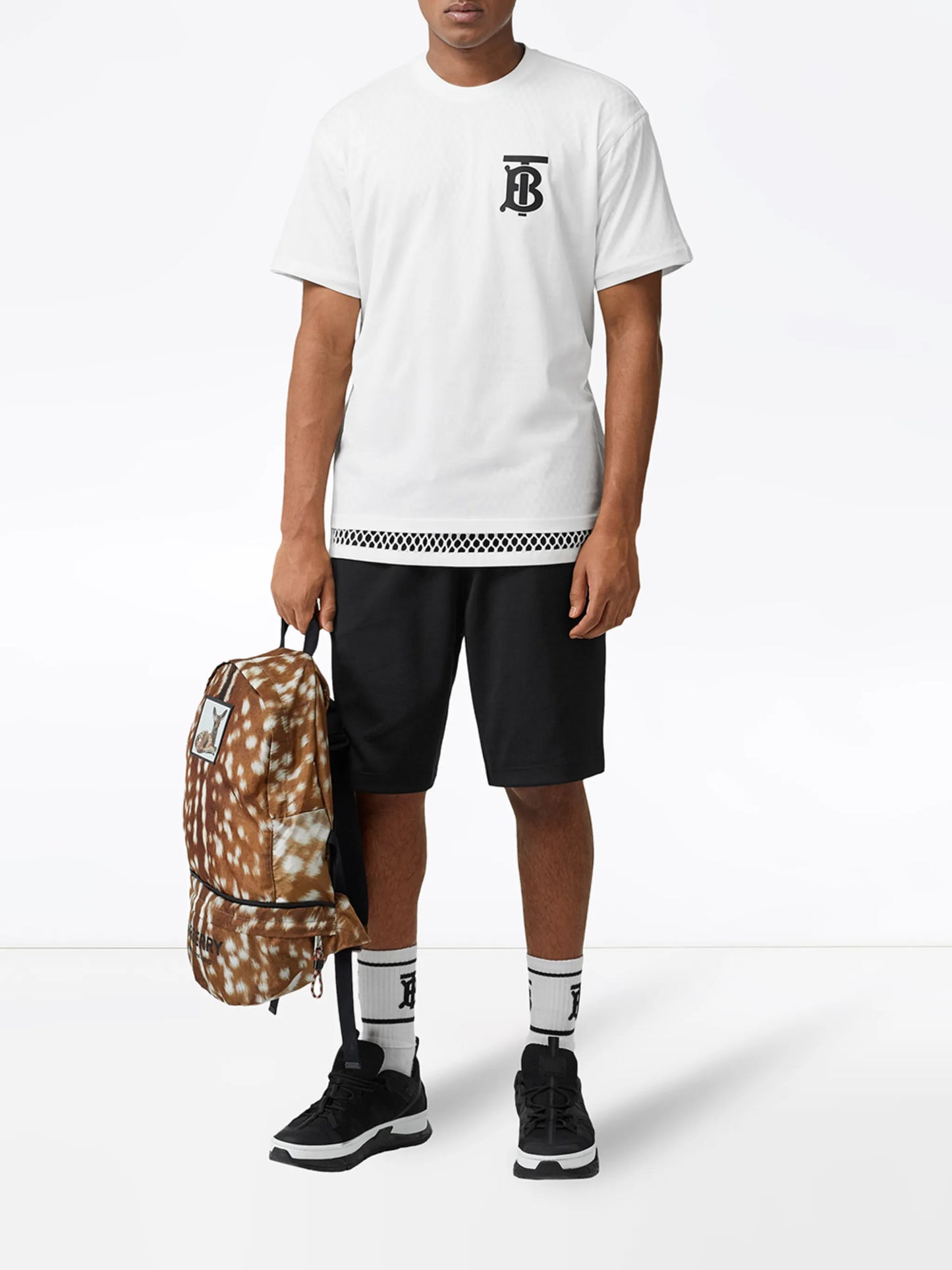 oversized monogram motif T-shirt