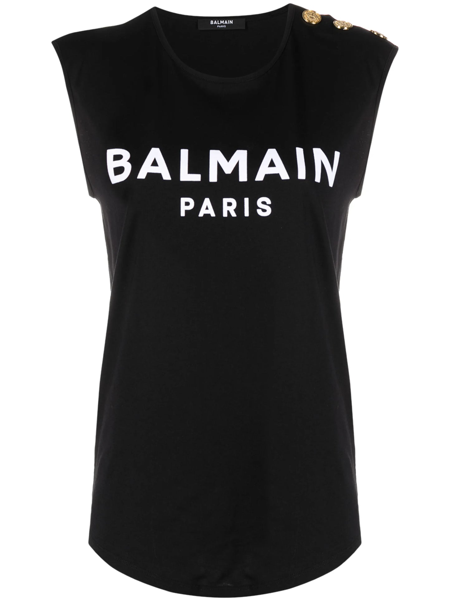 button-detailed T-shirt