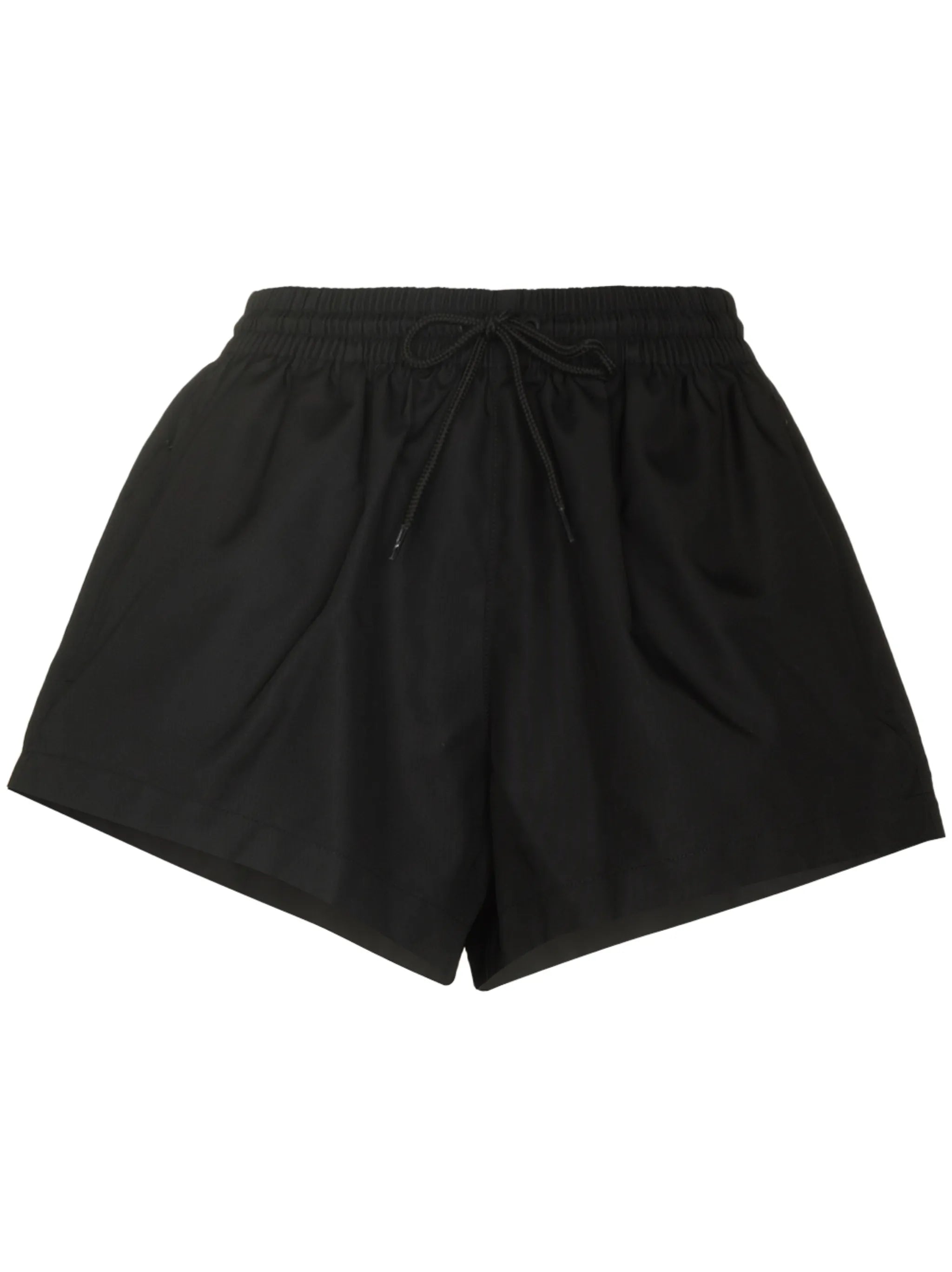 Spray drawstring-waist shorts