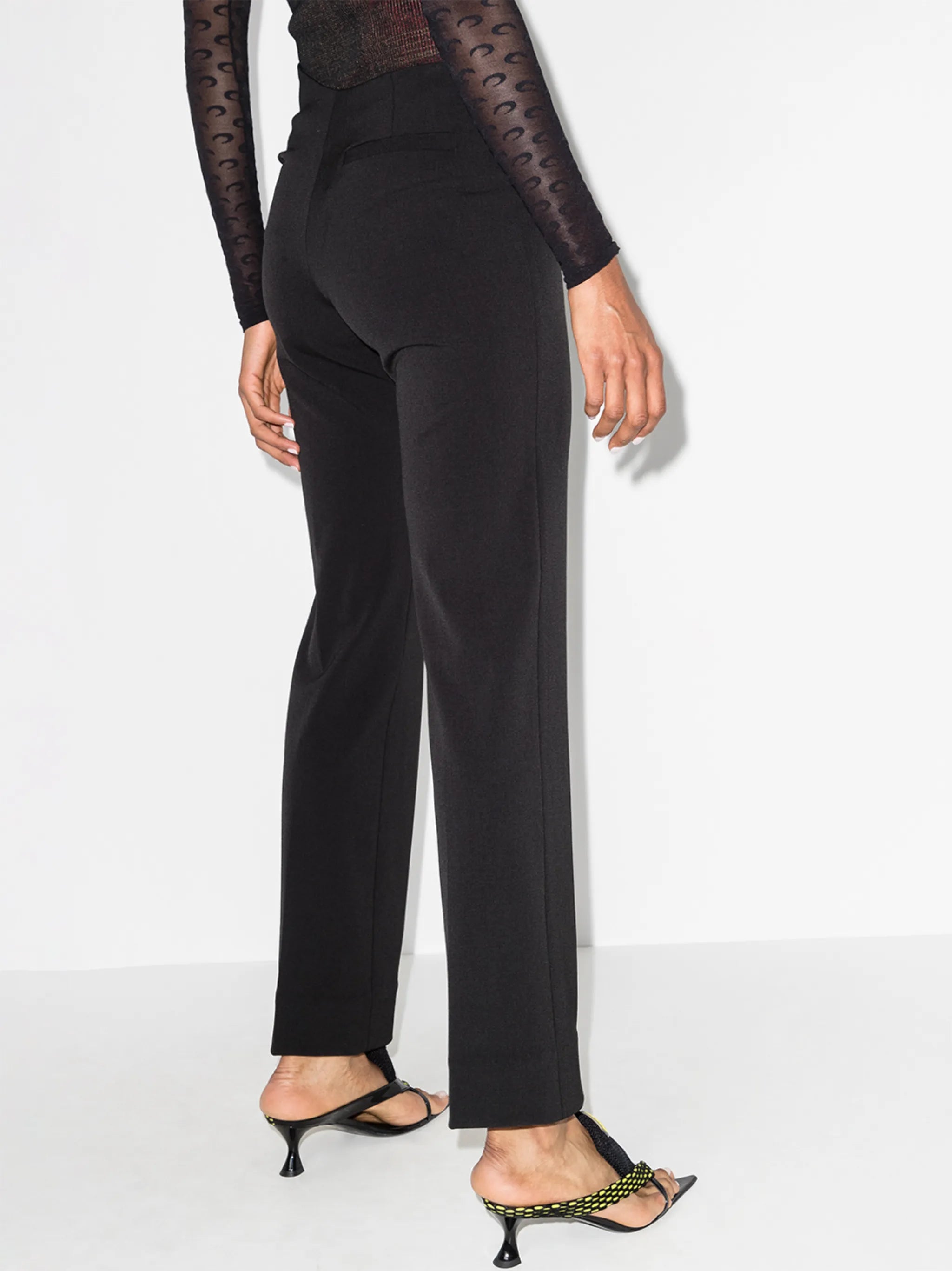 asymmetric-waist tailored trousers