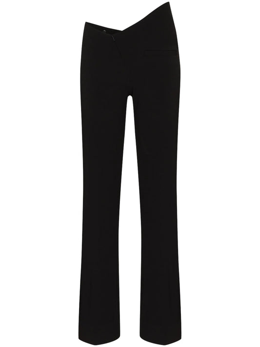 asymmetric-waist tailored trousers