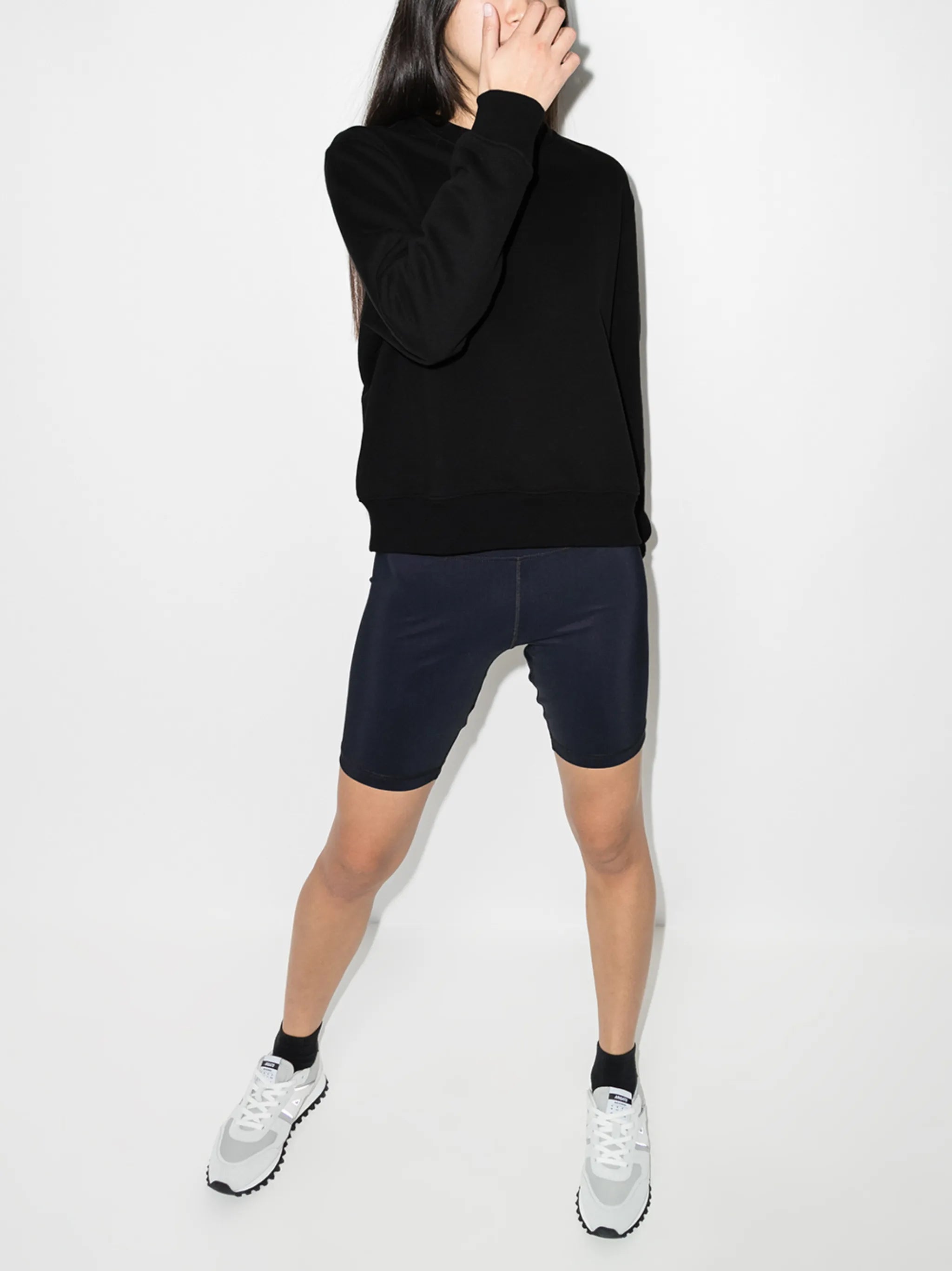 Track crew neck sweatshirt