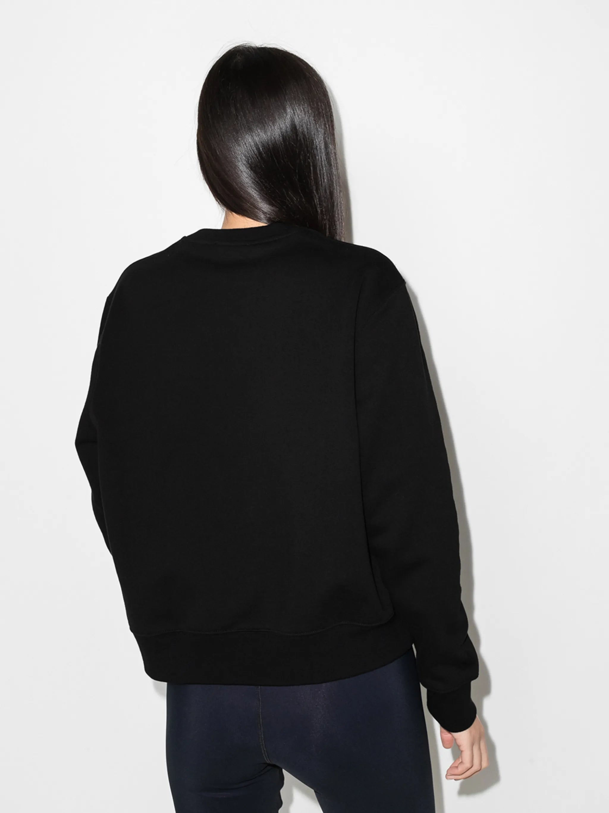Track crew neck sweatshirt