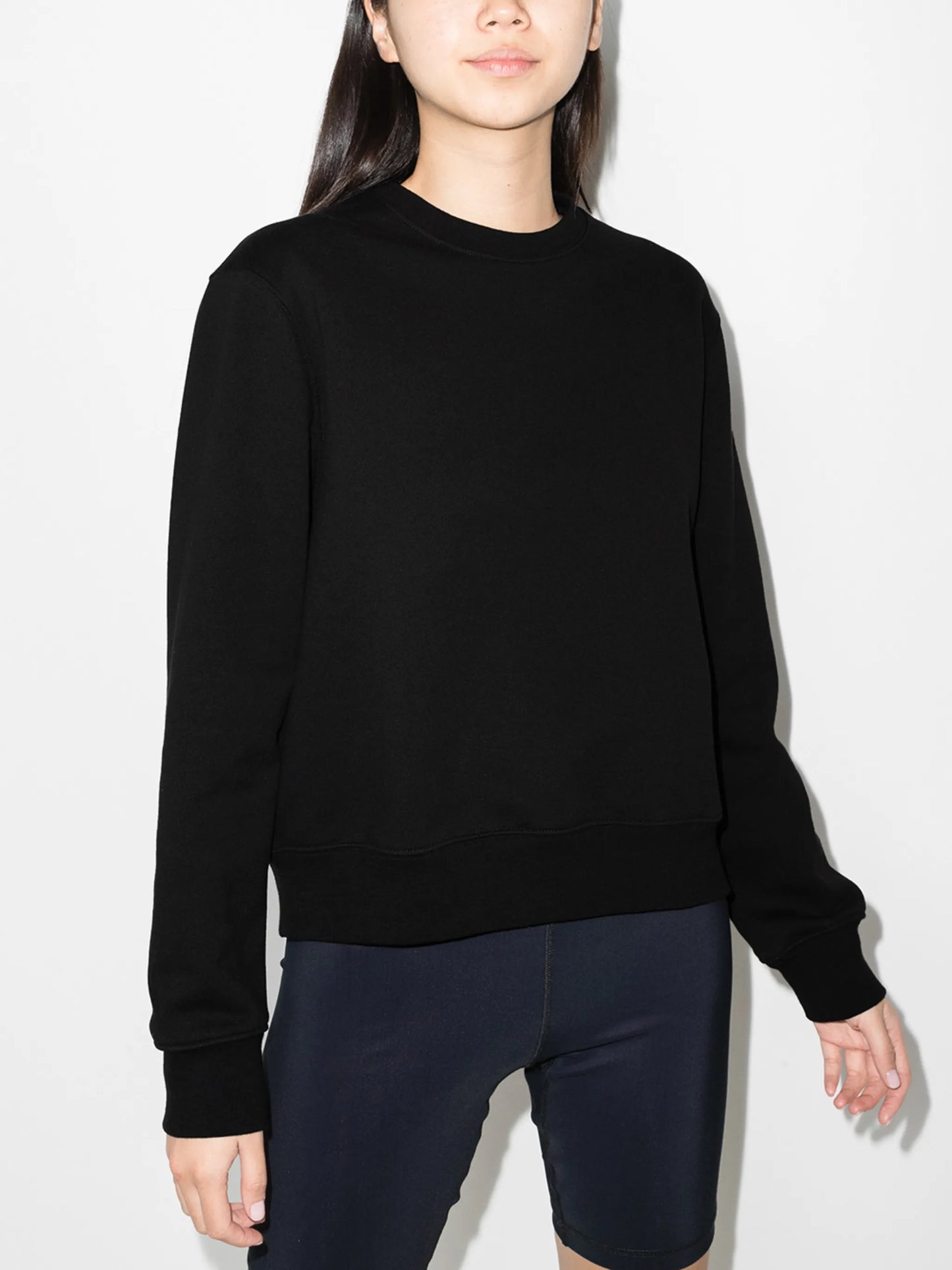 Track crew neck sweatshirt