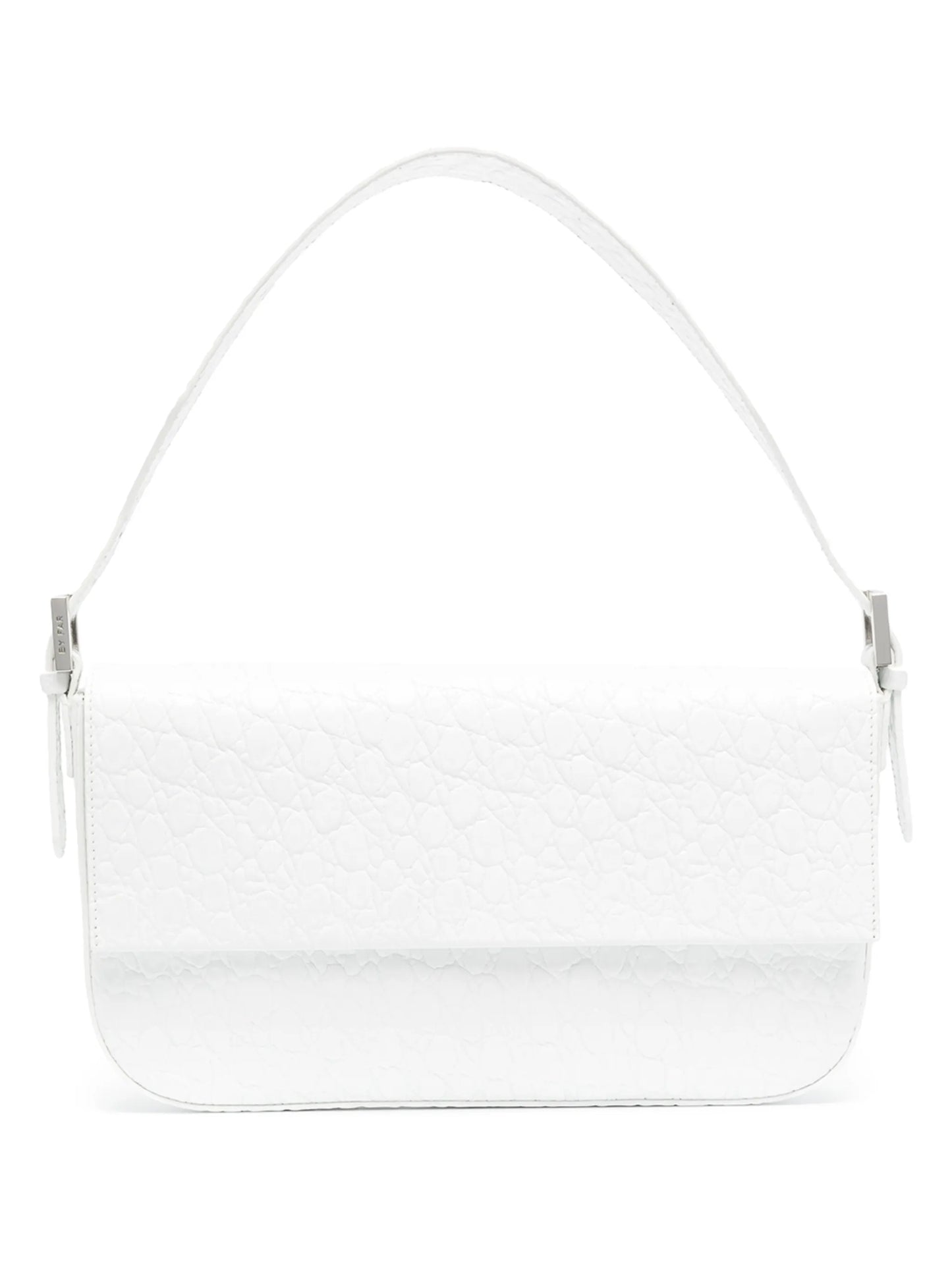 Manu embossed-leather shoulder bag