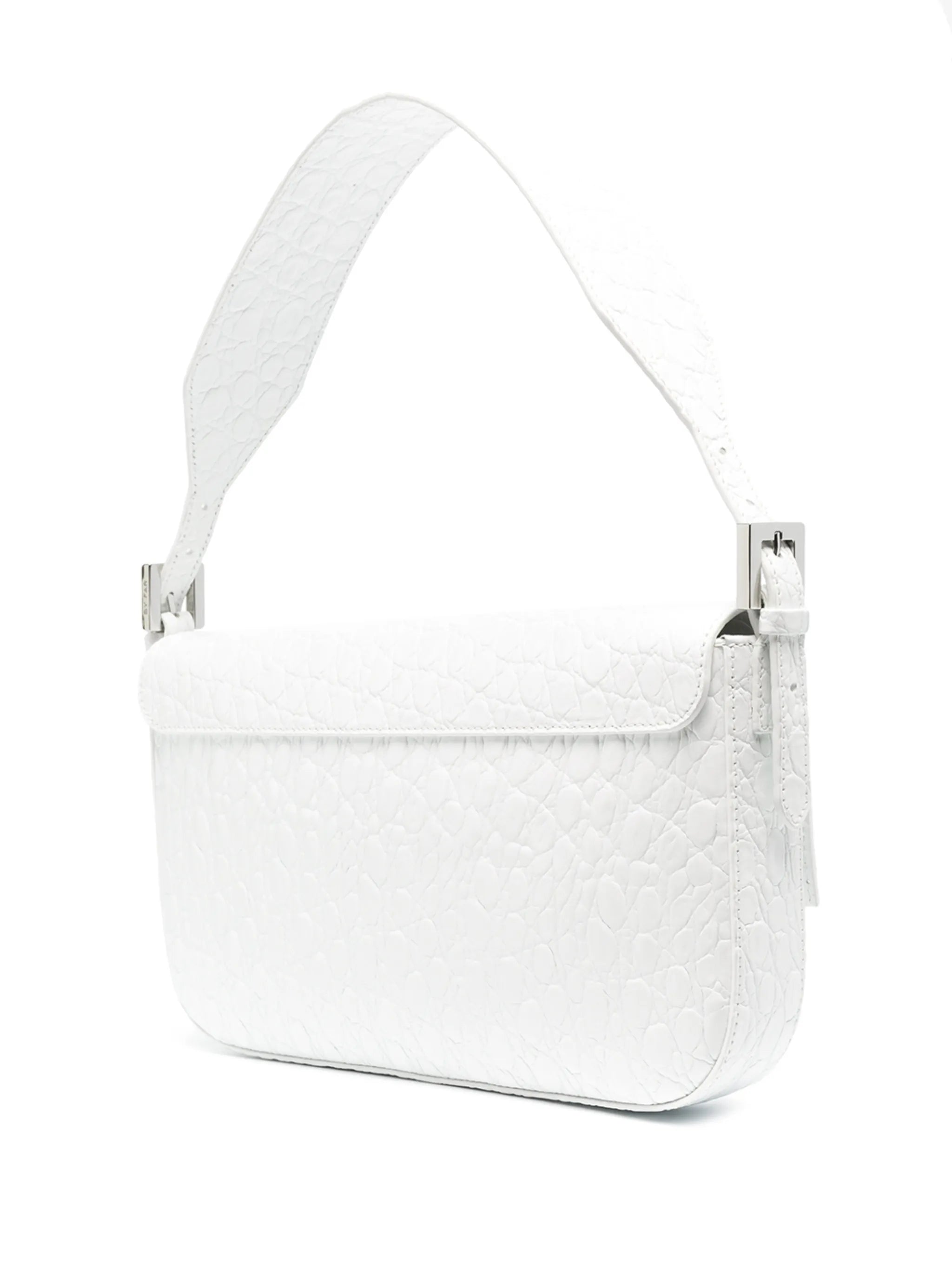 Manu embossed-leather shoulder bag