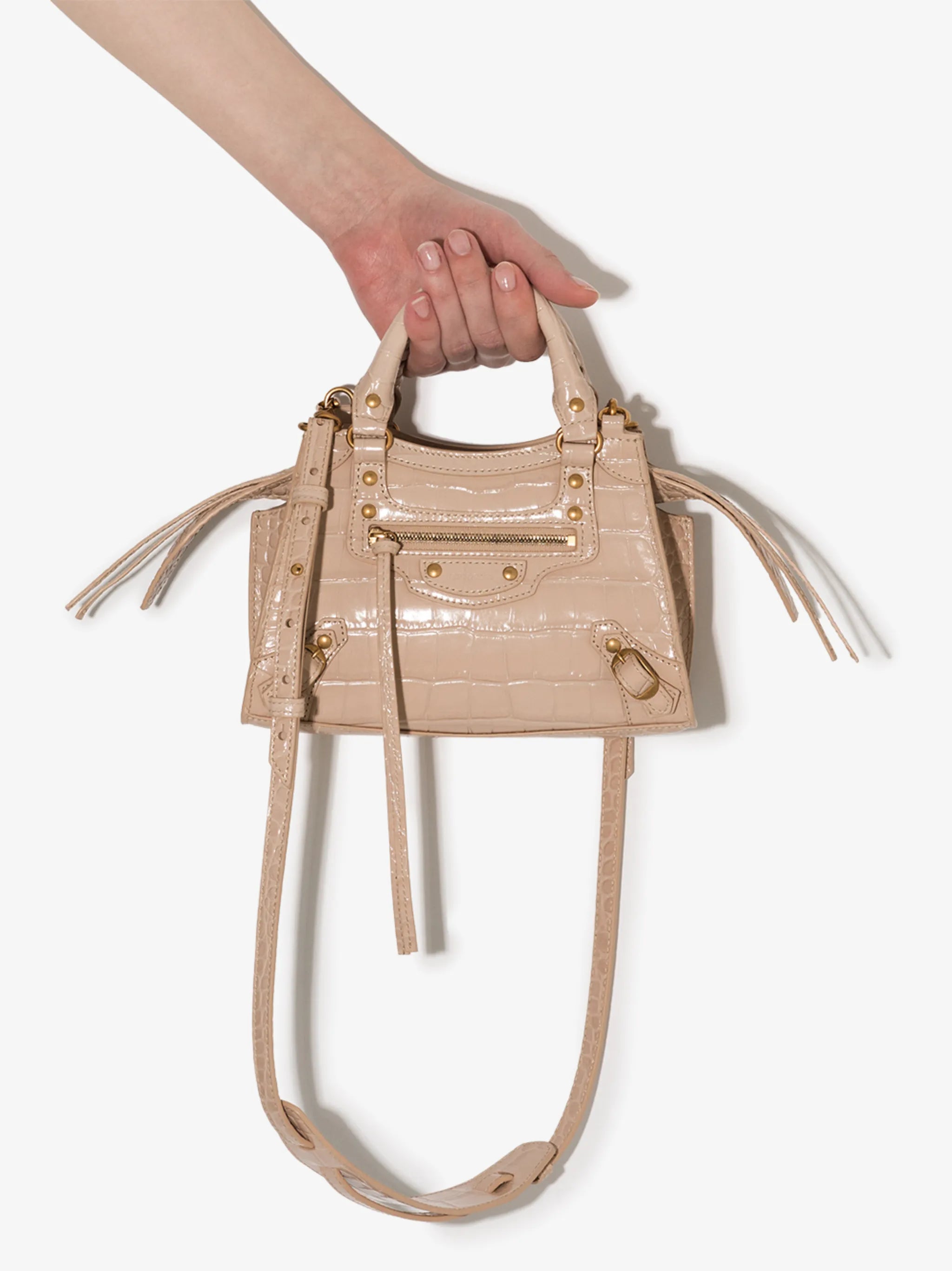 Neo Classic crocodile-effect mini bag